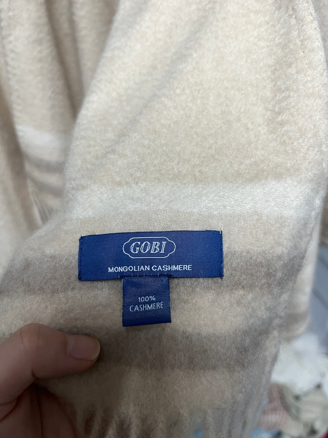 고비 GOBI 실버폭스 캐시미어100 판쵸 상품이미지4