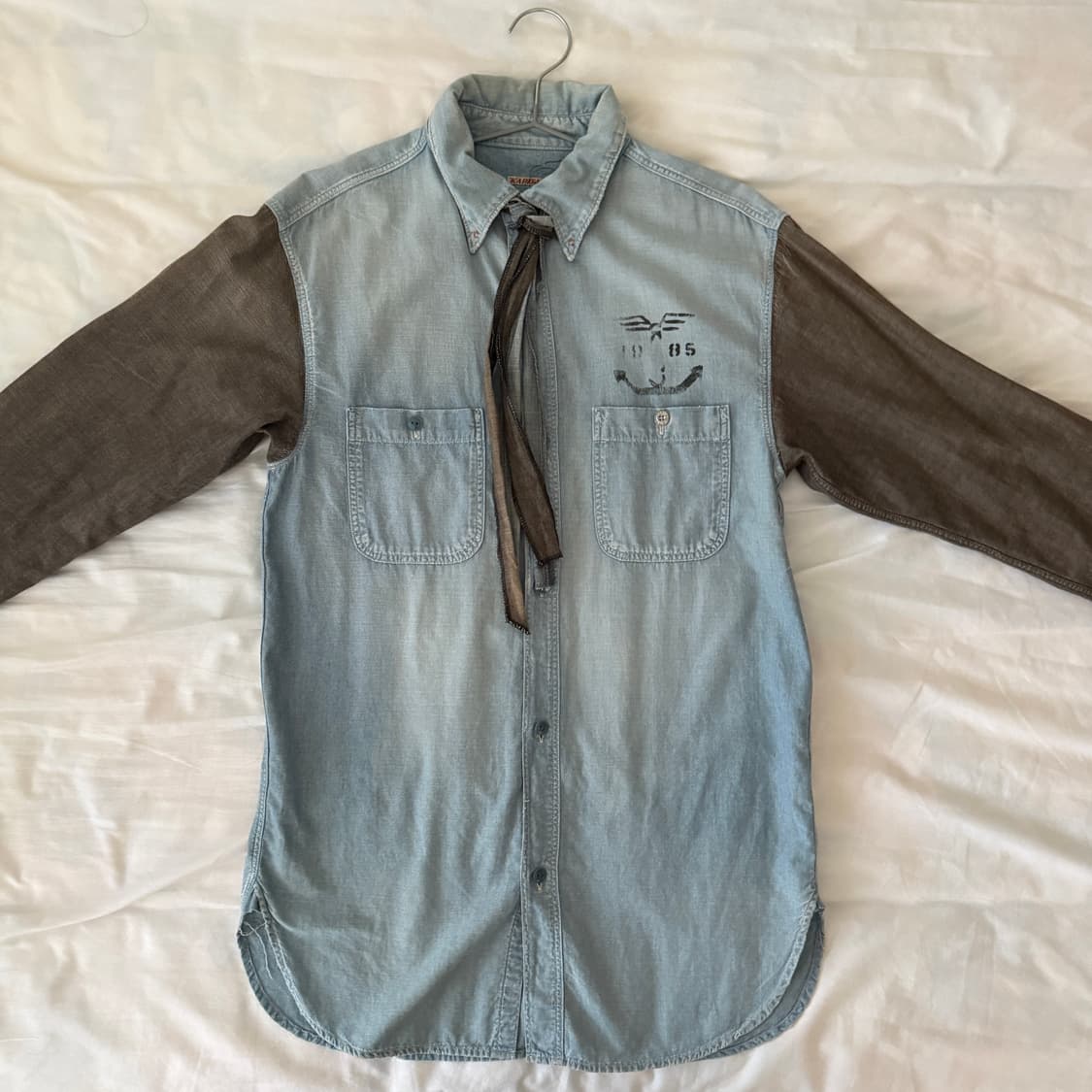 [3]캐피탈 타이 샴브레이 셔츠 상품이미지1