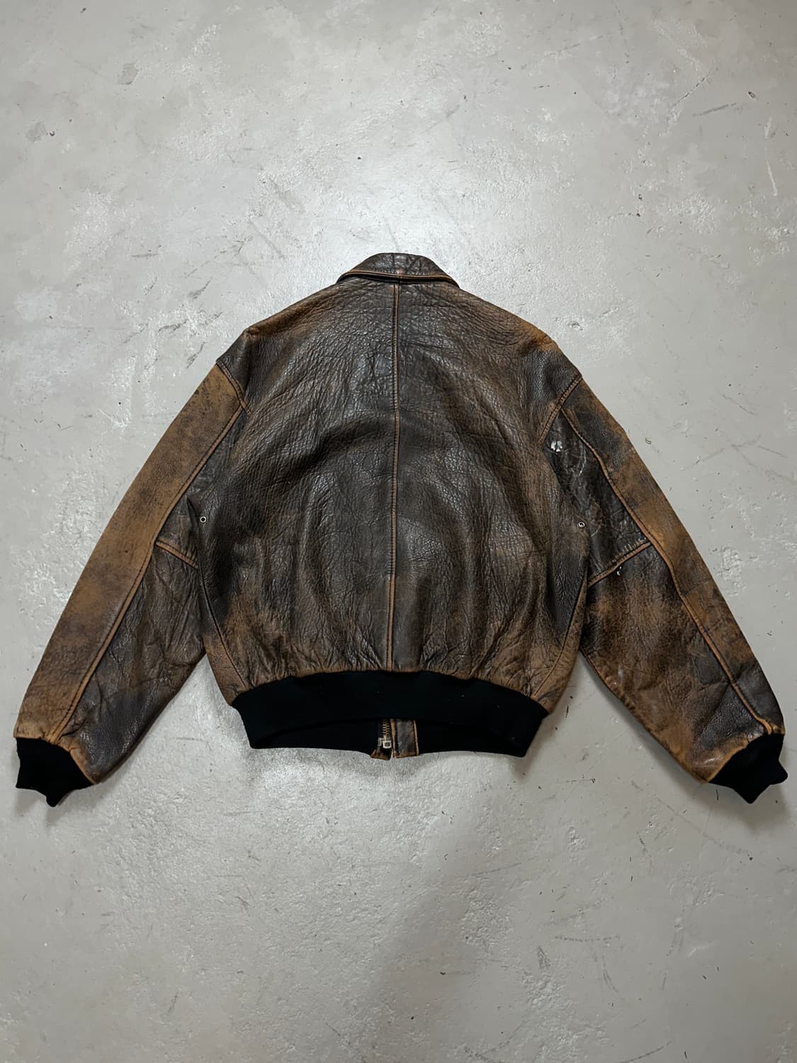 90’s OG 아비렉스 A2 레더 자켓 봄버 자켓 상품이미지4