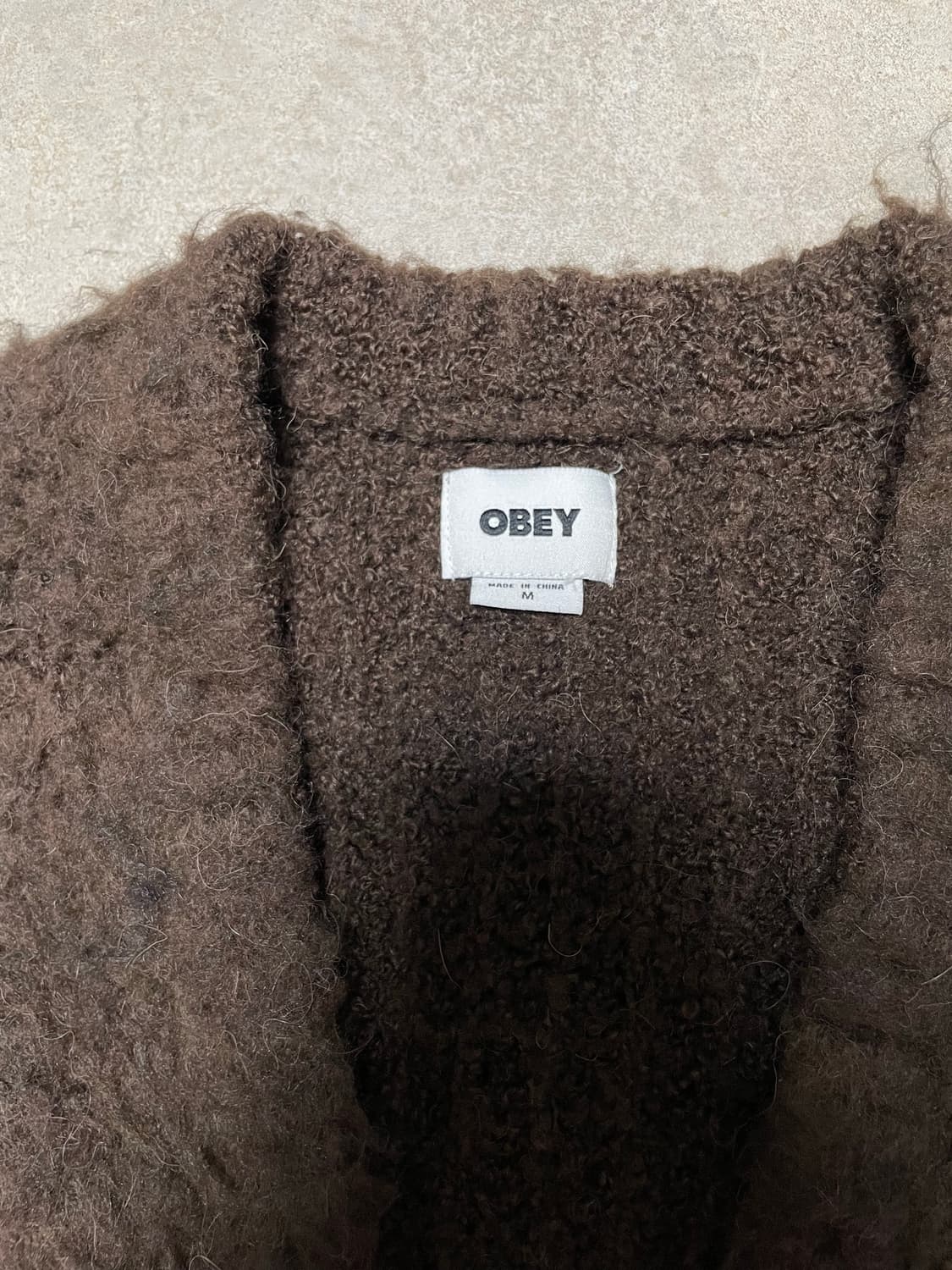 Obey 오베이 패트론 가디건 자바 브라운 상품이미지5