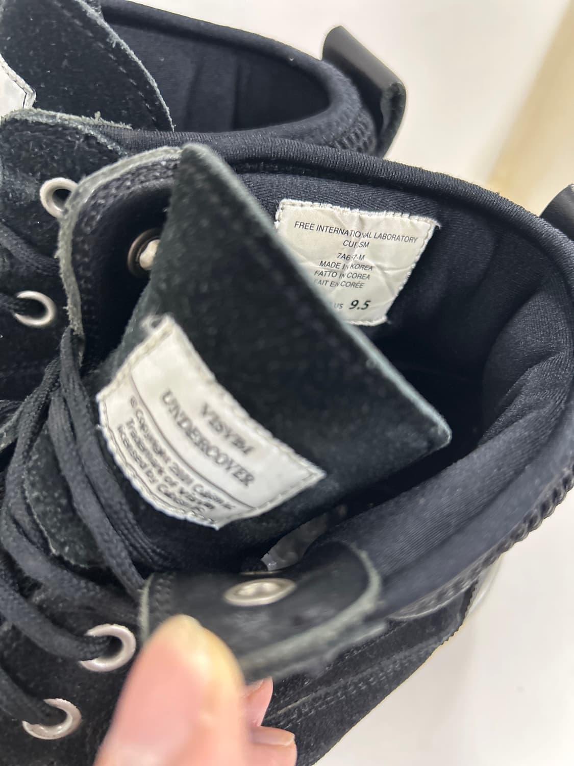 VISVIM 올드비즈빔  X 언더커버 블랙 디코이 덕부츠 275 상품이미지3