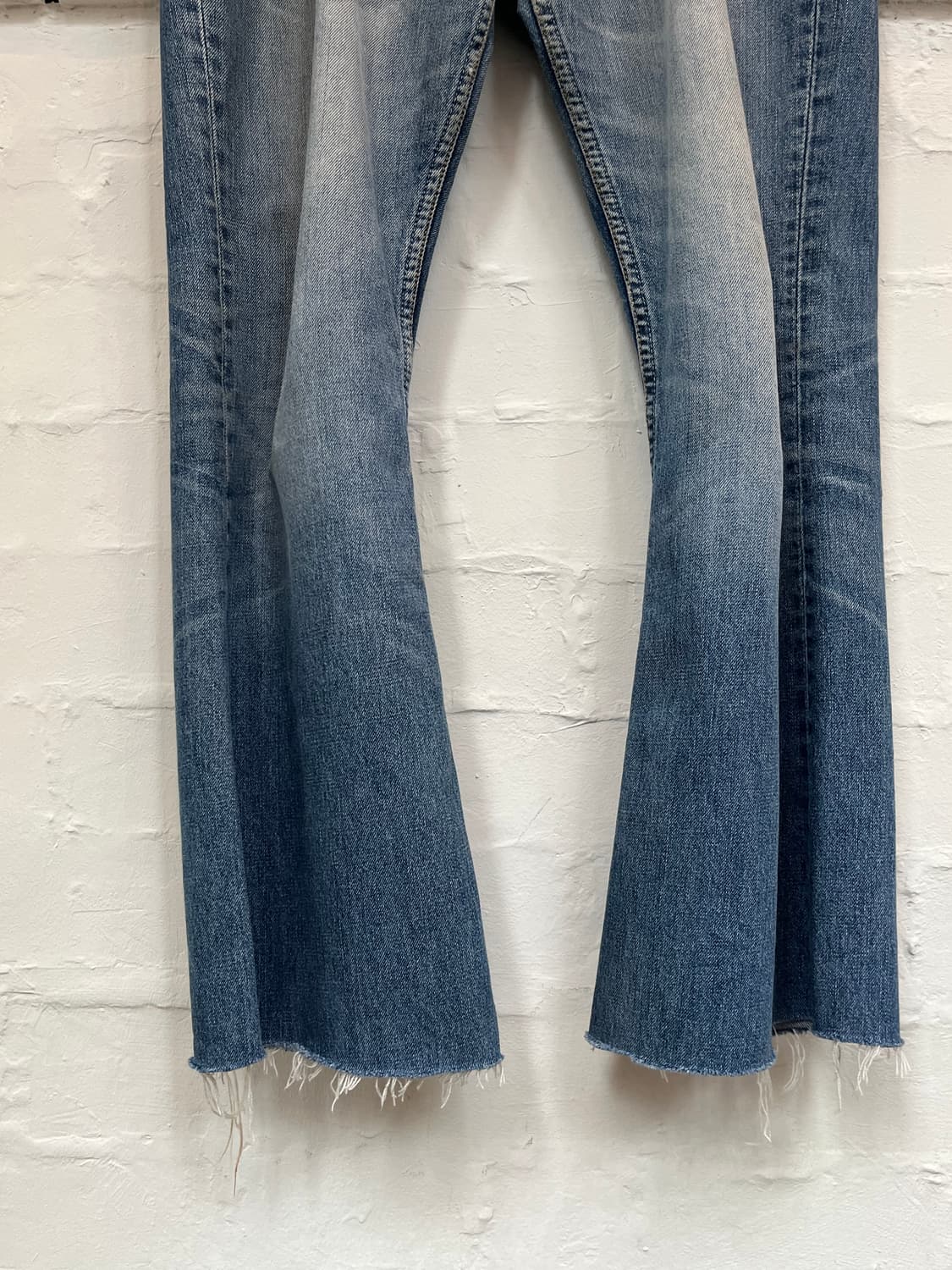 Levis 516 워싱 데님 부츠컷 연청바지 W34 상품이미지3