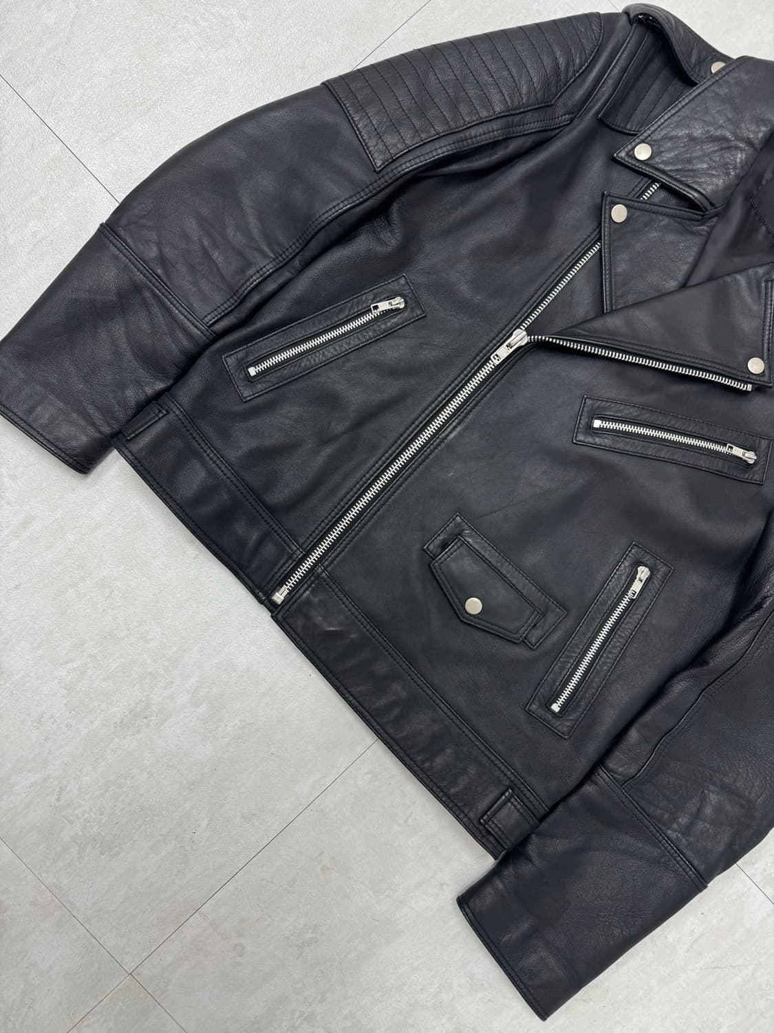 •206 LEATHER 양가죽 라이더 자켓 상품이미지2