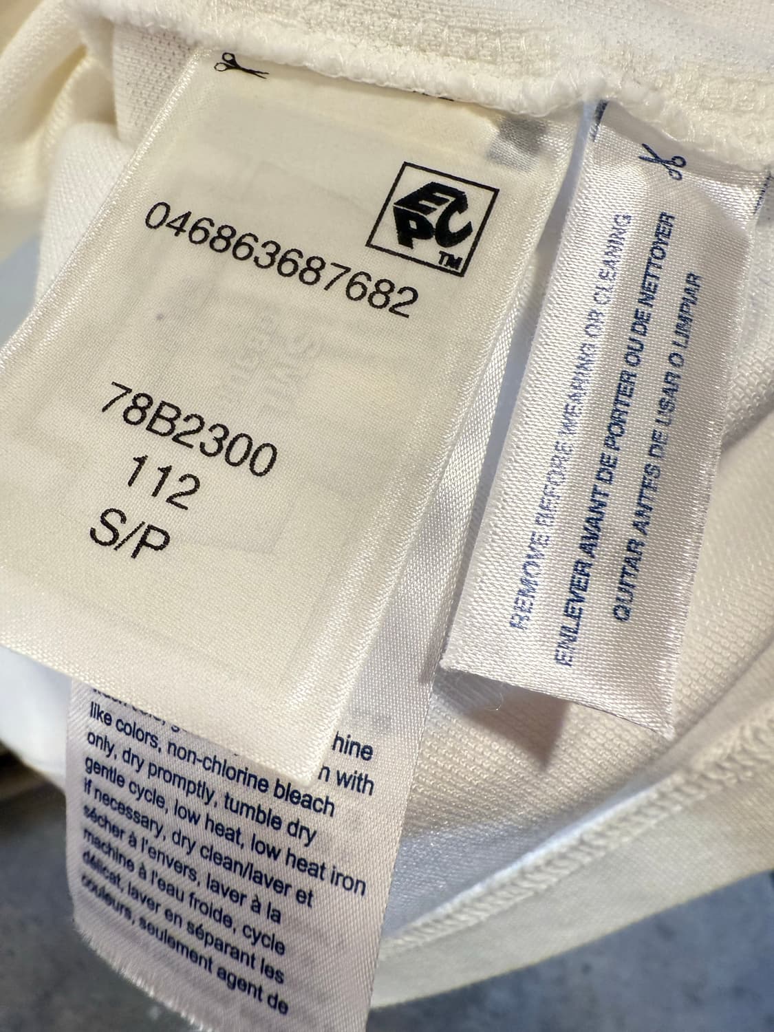 타미힐피거 화이트 반팔 카라티 상품이미지3