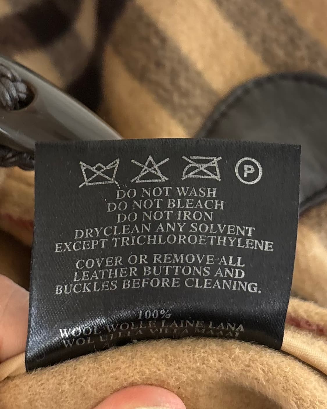 버버리 노바 체크 울 더플 코트 상품이미지8