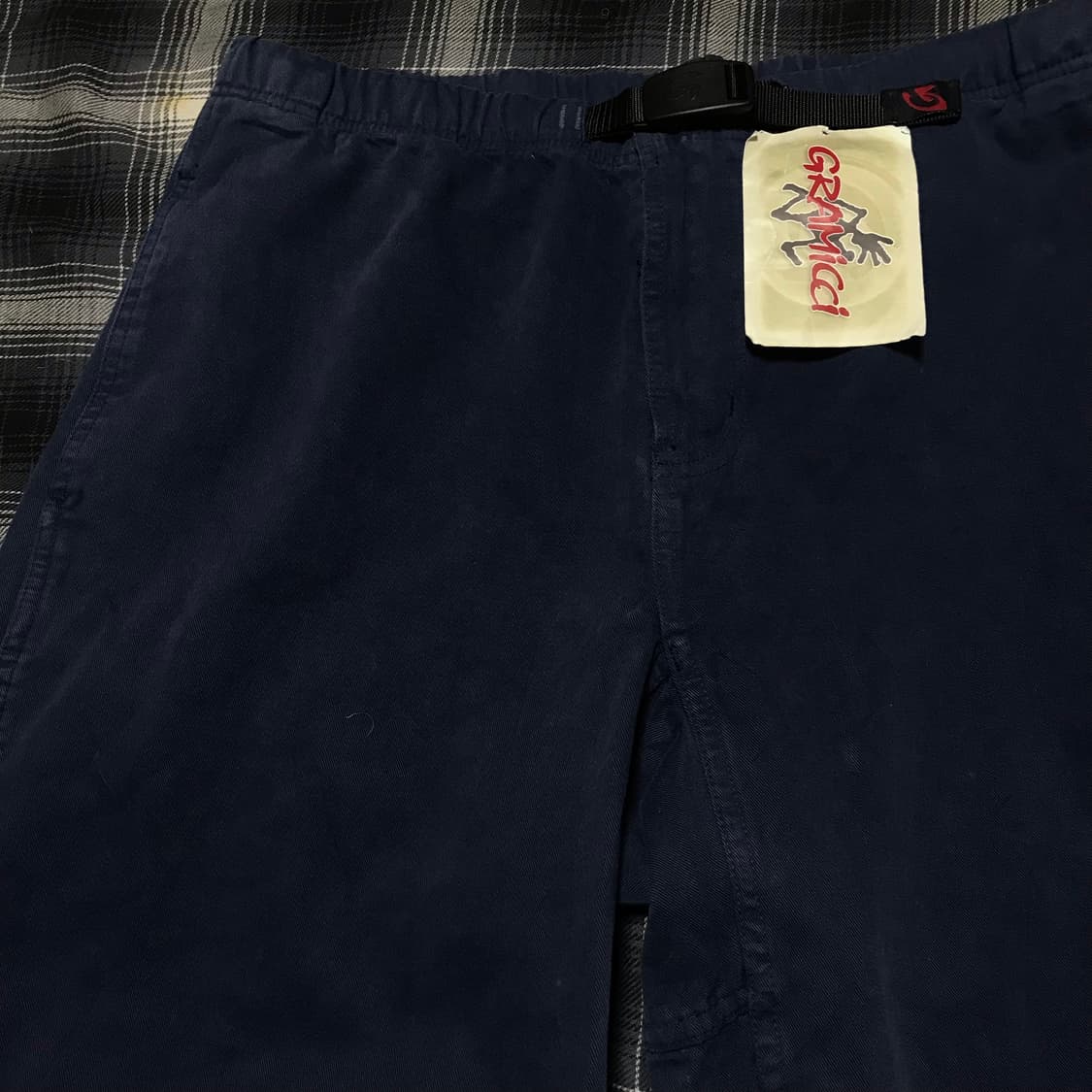 재팬 그라미치 초기 모델 더블 네이비 와이드 치노 택 새상품 상품이미지2