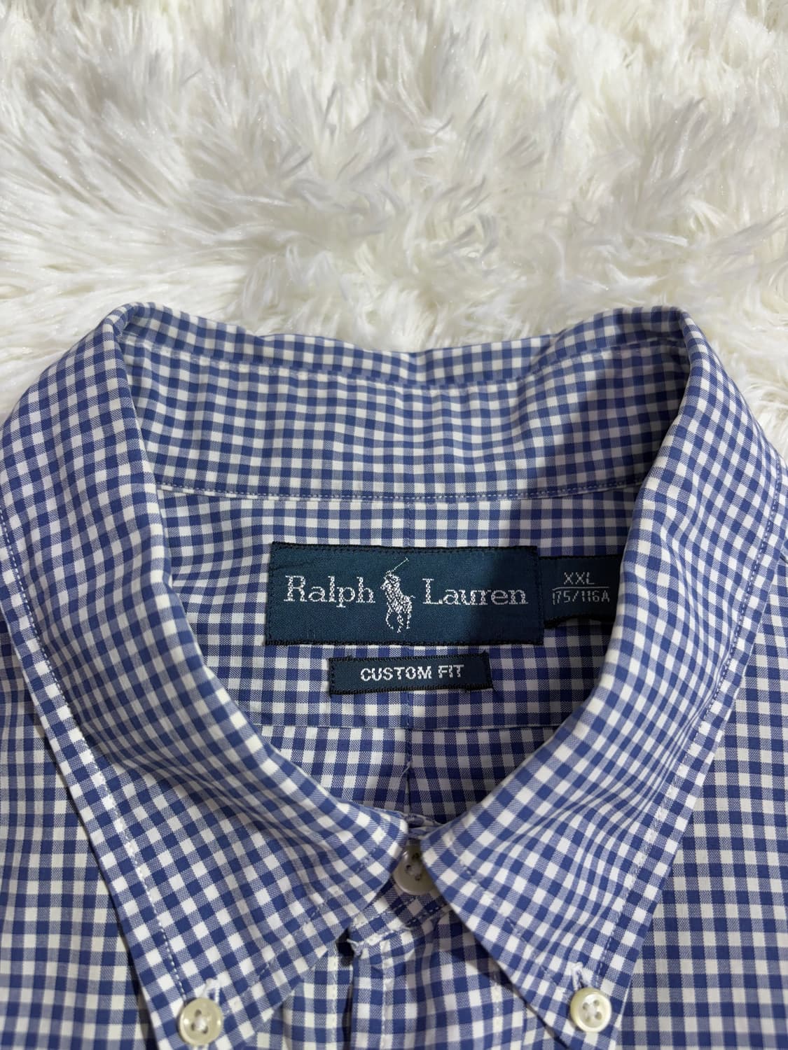 폴로 랄프로렌 포니 오버핏 체크셔츠  상품이미지6