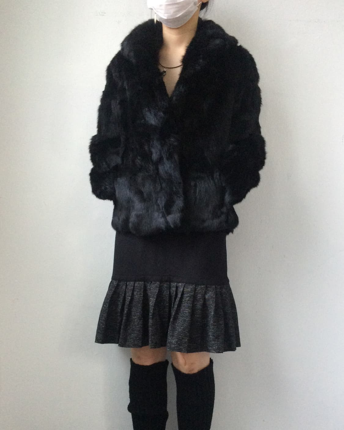 Rabbit fur jacket 상품이미지6