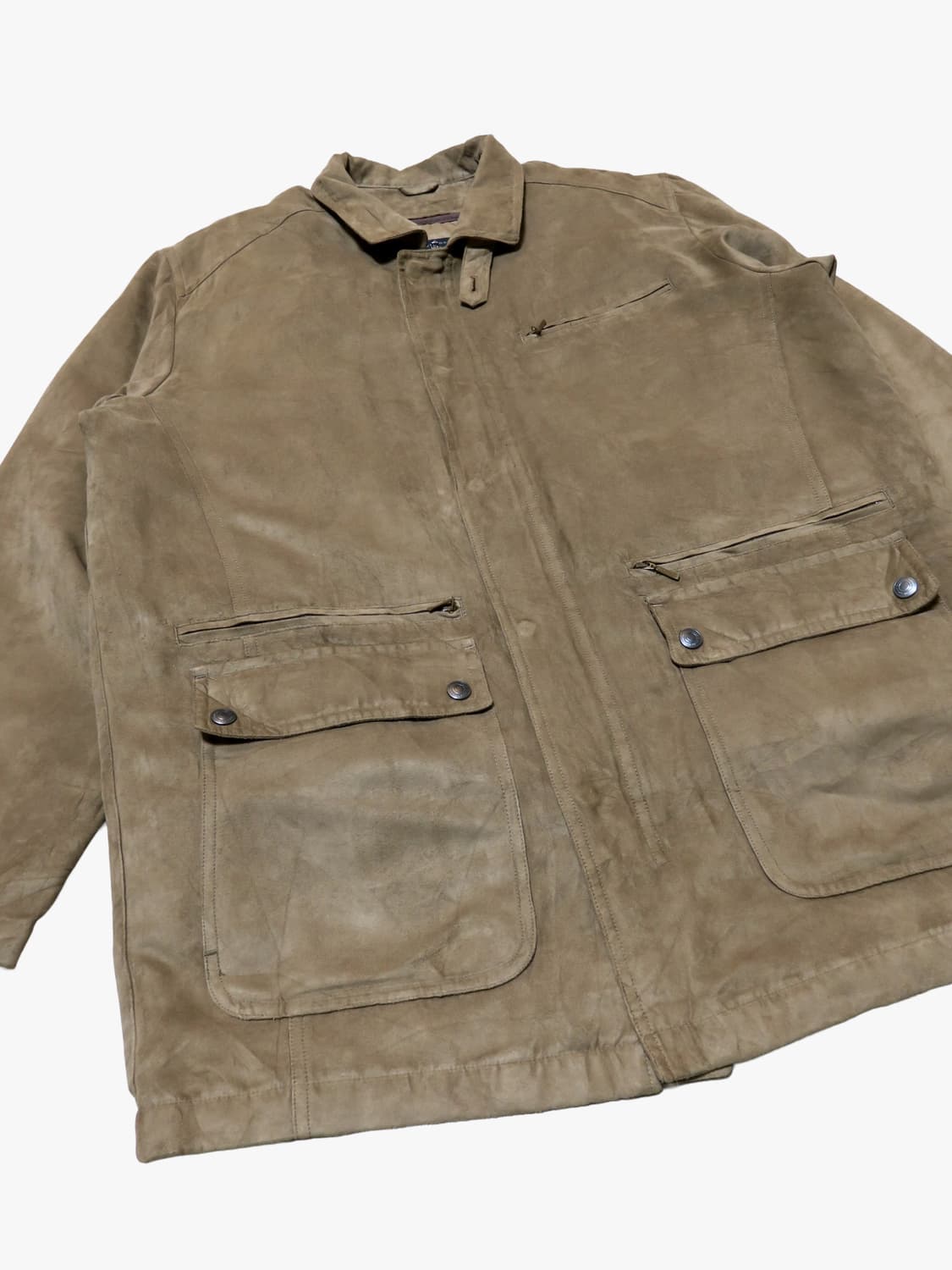 일본 브랜드 스웨이드 자켓 (안감 패딩) 상품이미지3