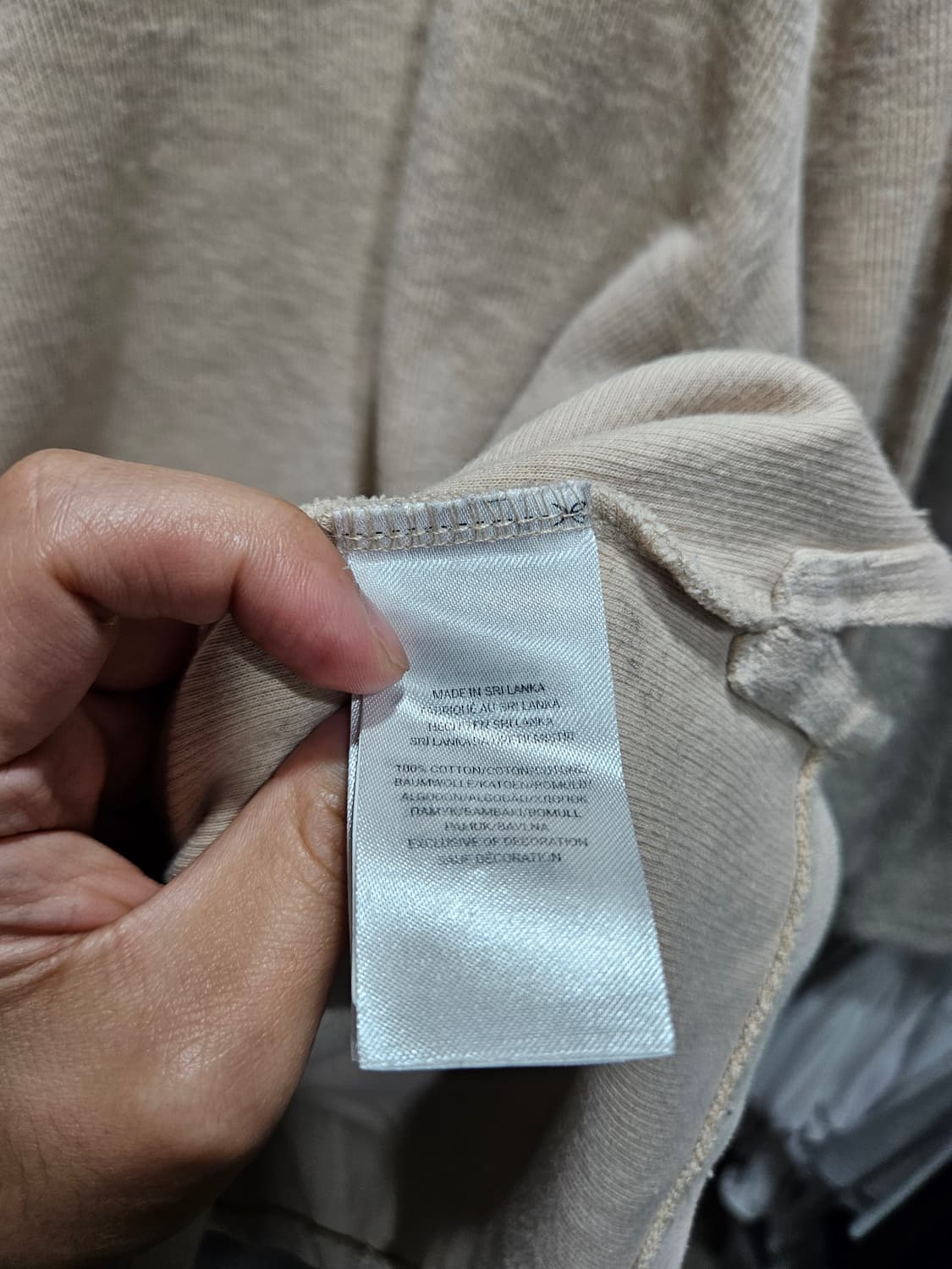 폴로랄프로렌 하프집업 베이지 XL 상품이미지5