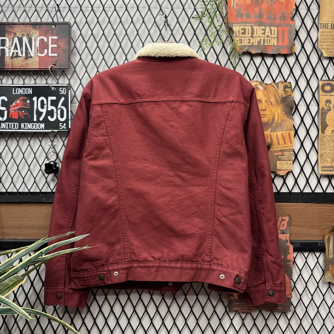 리바이스 타입 3 쉐르파 트러커 자켓 레드 L 상품이미지2