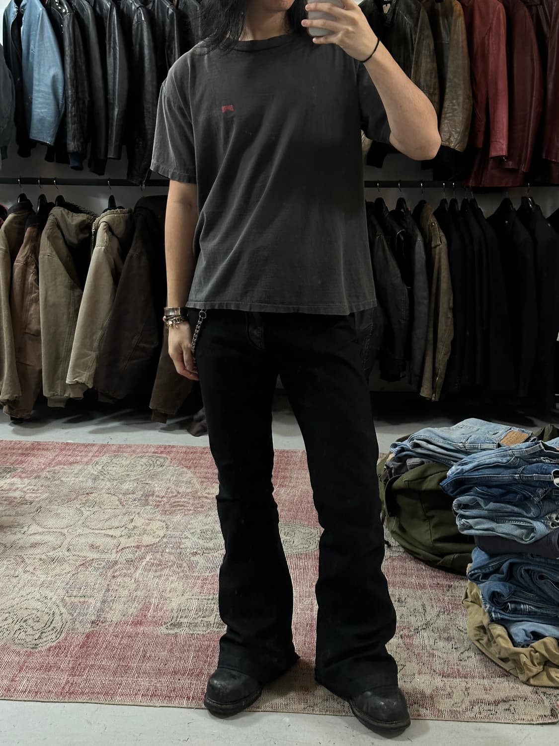 90’s 빈티지 말보로 맨 티셔츠 하드 페이딩 상품이미지2