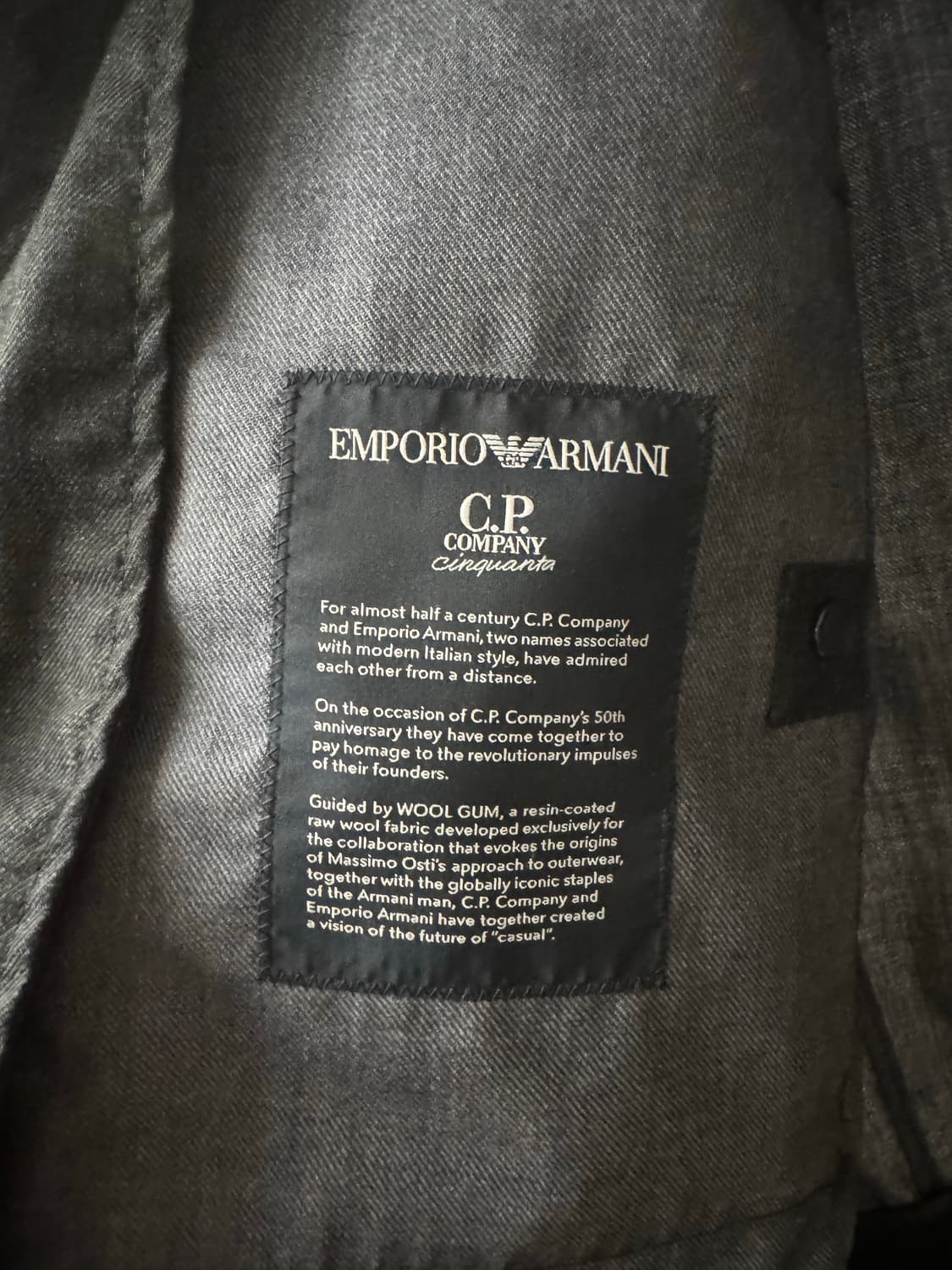 Emporio Armani x CP컴퍼니 바라쿠타 자켓 50 상품이미지6