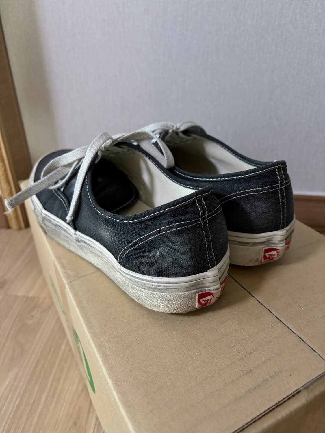 [275] 반스 어센틱 웨이브 워시드 블랙 상품이미지3