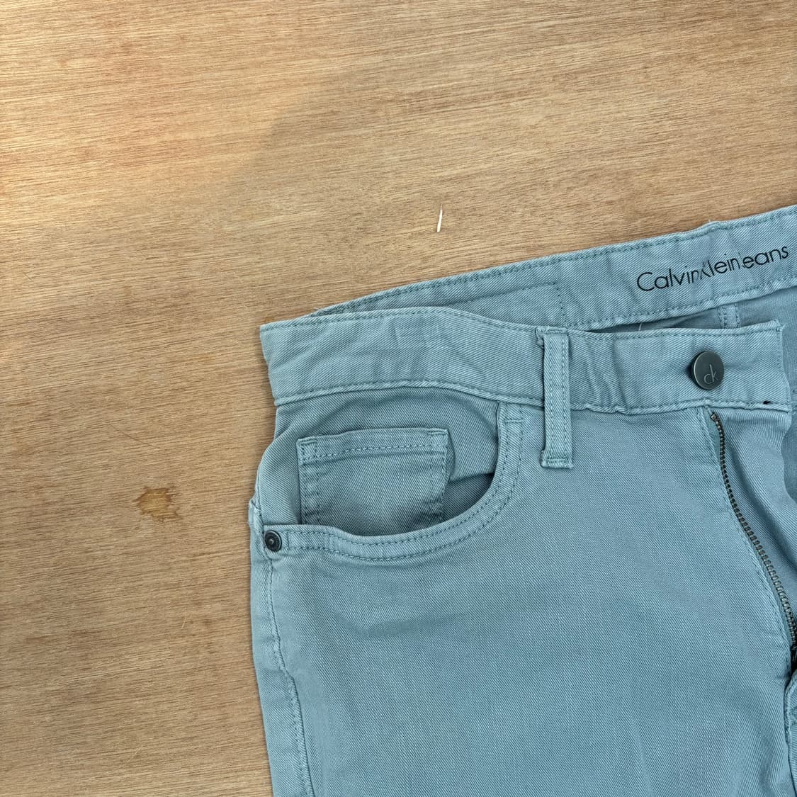 Calvin Klein Ice Blue Slim Fit Pants 상품이미지3