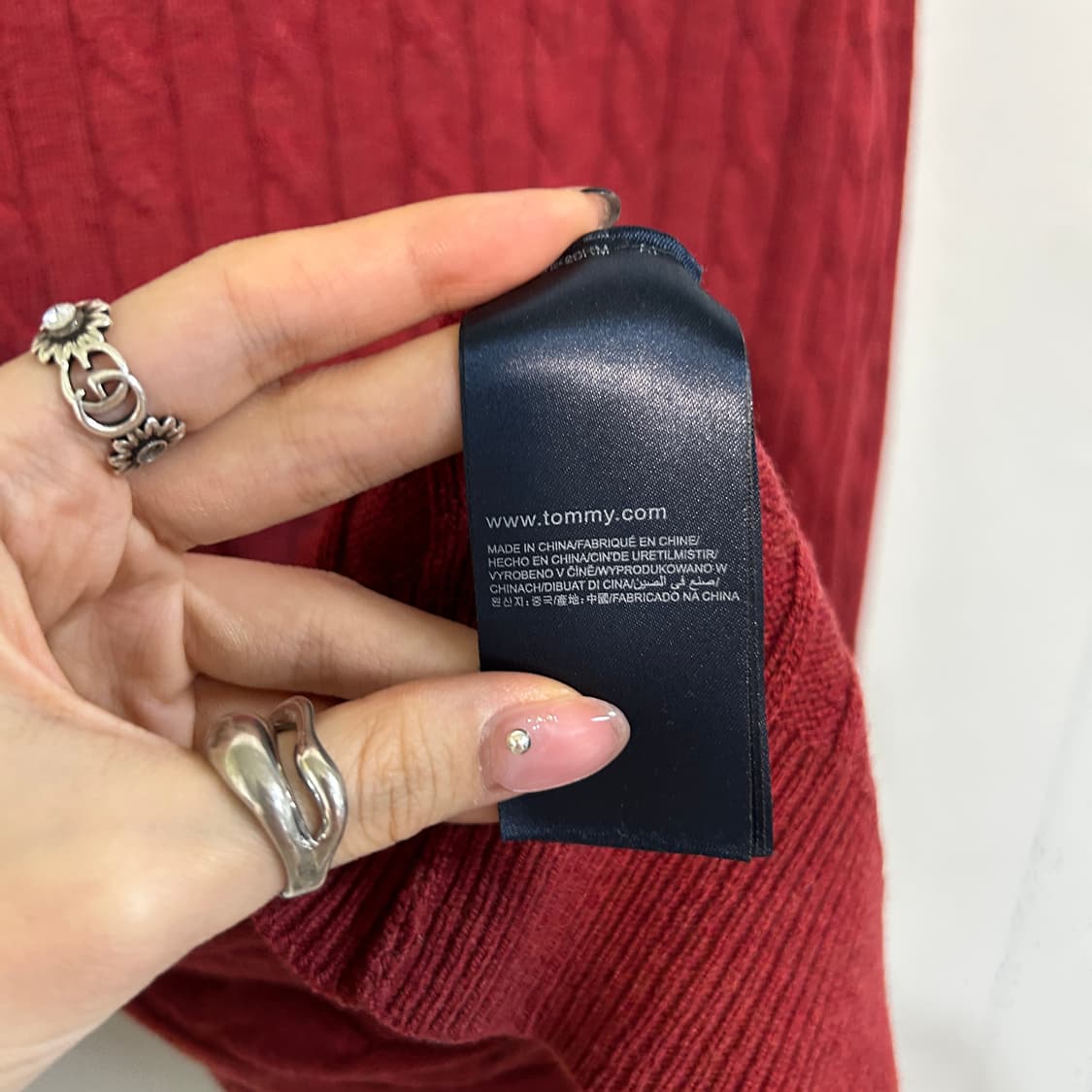 타미힐피거 남성 램스울 니트 M 상품이미지4