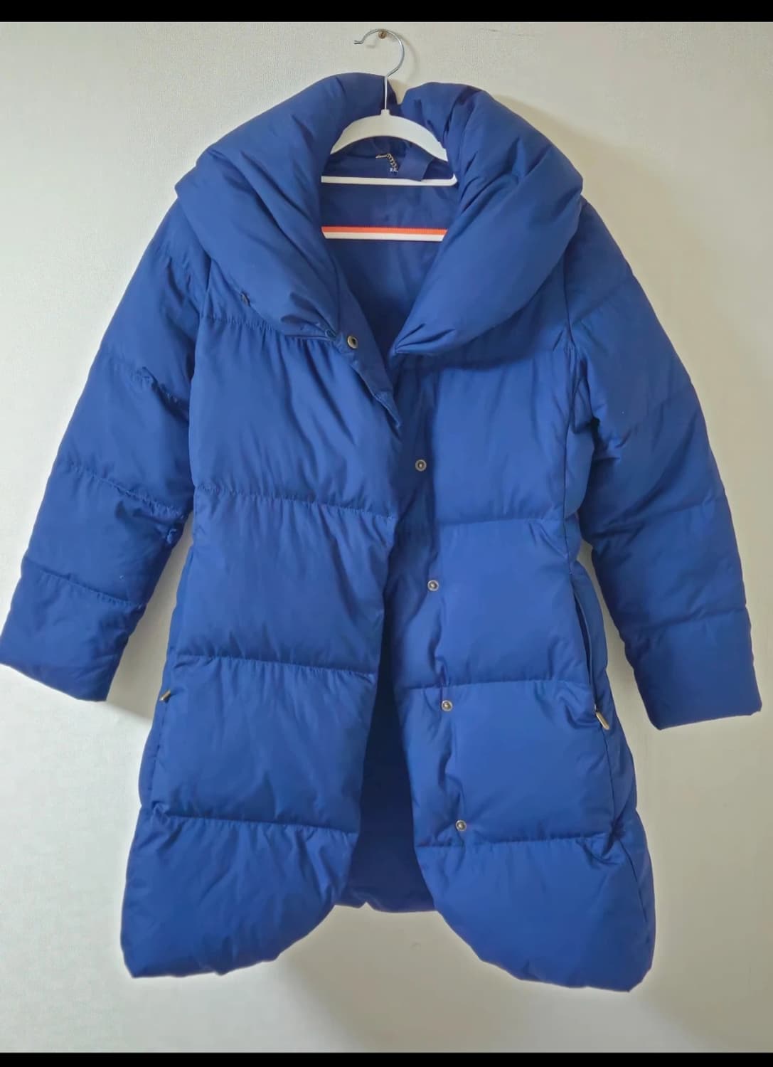 랄프로렌 여성 로얄 블루 롱패딩 XL(16) 상품이미지1
