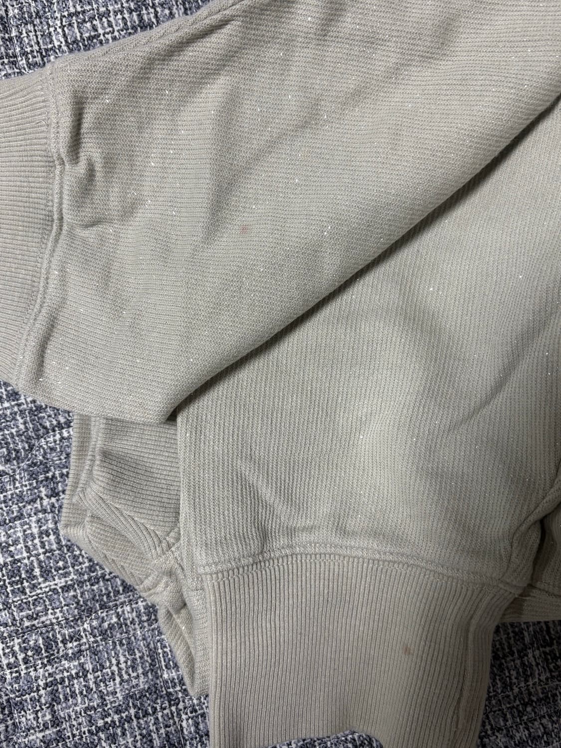 스컬프터 오프숄더 크롭 스웻셔츠 세이지 M 상품이미지2