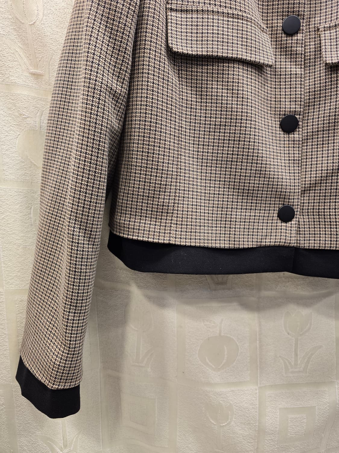 자라 ZARA 체크 크롭 자켓 S 상품이미지4