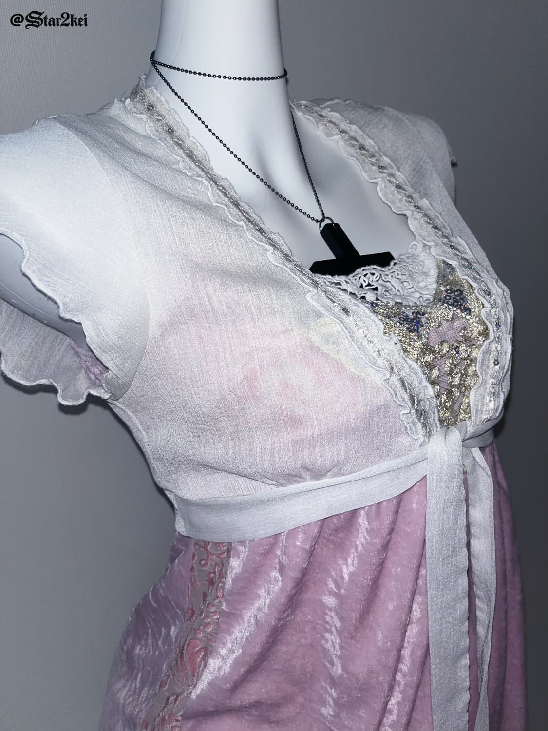 페어리 엔젤 y2k 코어 코디 세트 (4 piece full set) 상품이미지3