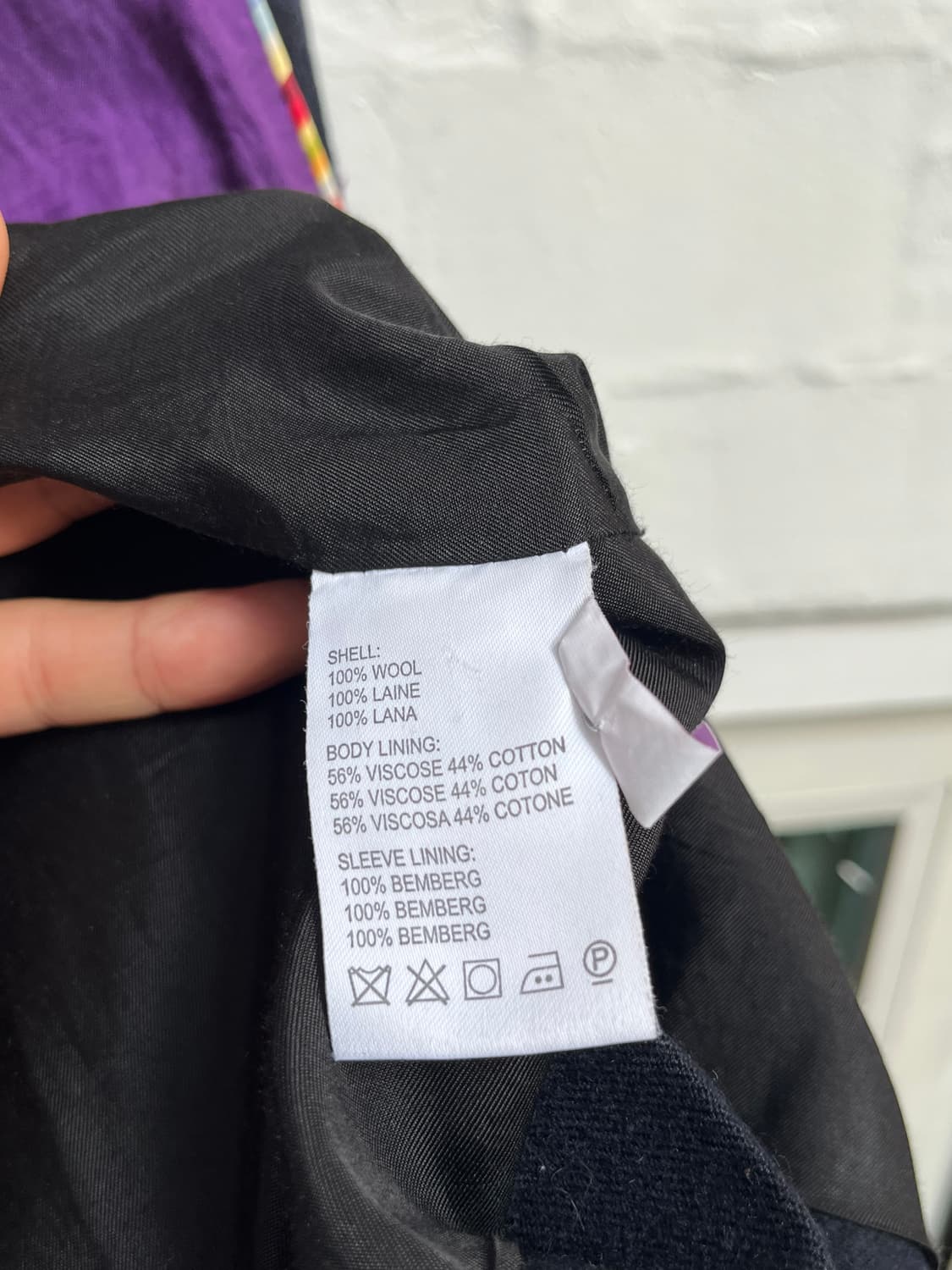 Paul Smith 네이비 더블 브레스티드 울 코트 42 상품이미지6