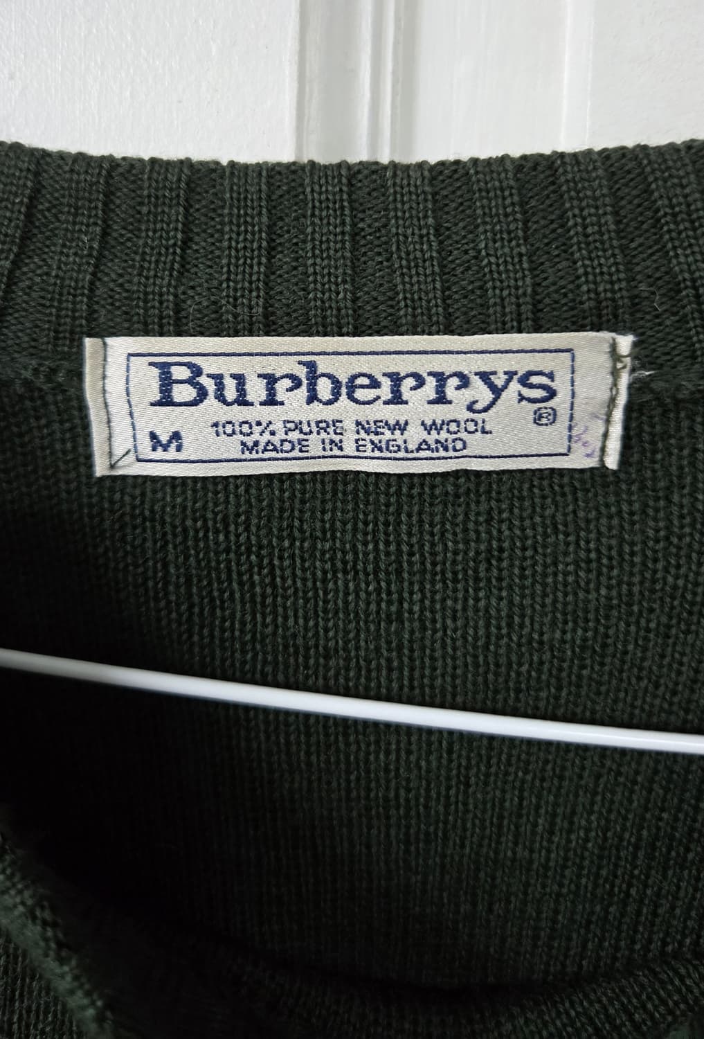 90's 버버리 코만도 울 니트 상품이미지4