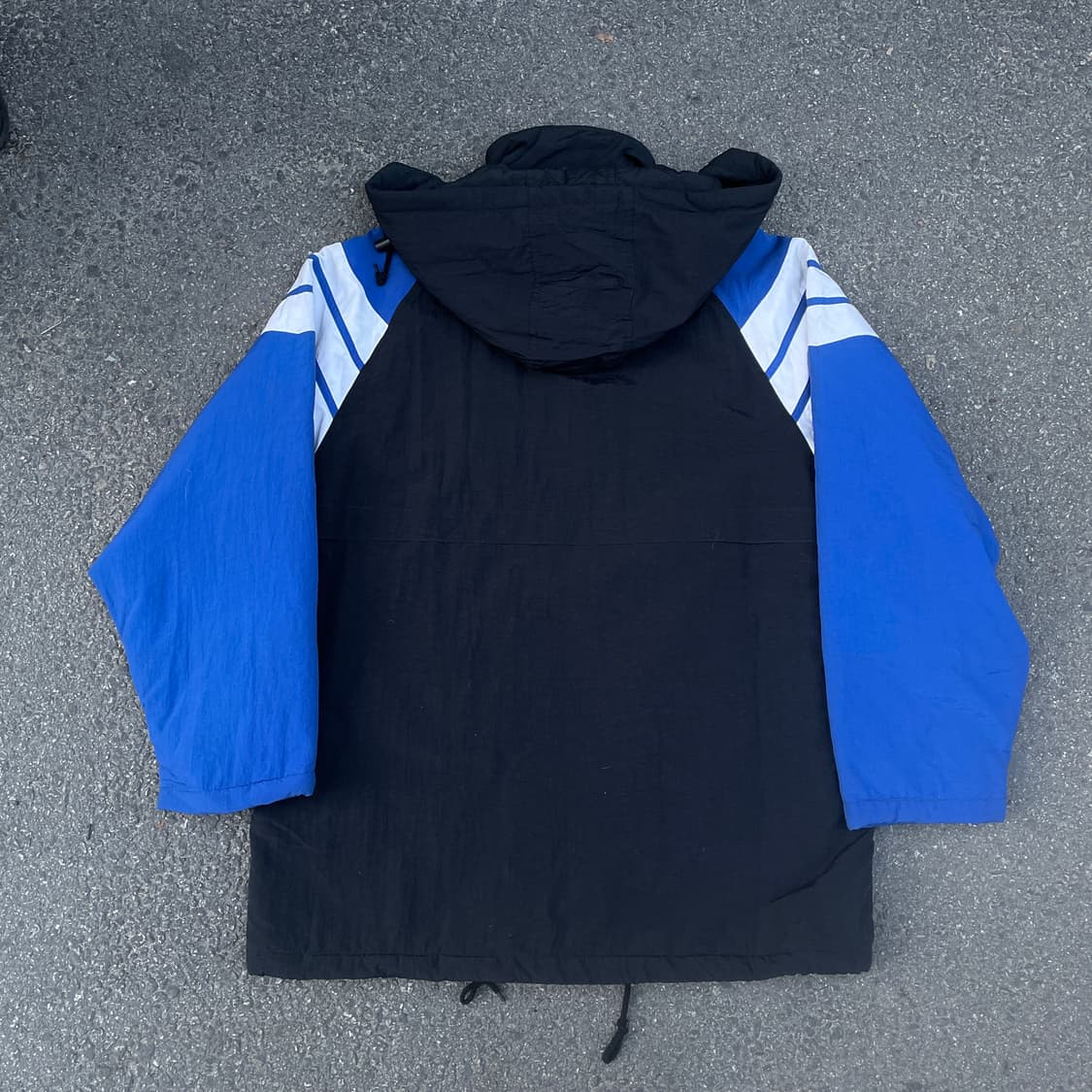 90s 새제품 아디다스 올드스쿨 점퍼 누빔 트랙자켓 바람막이 XL 상품이미지5
