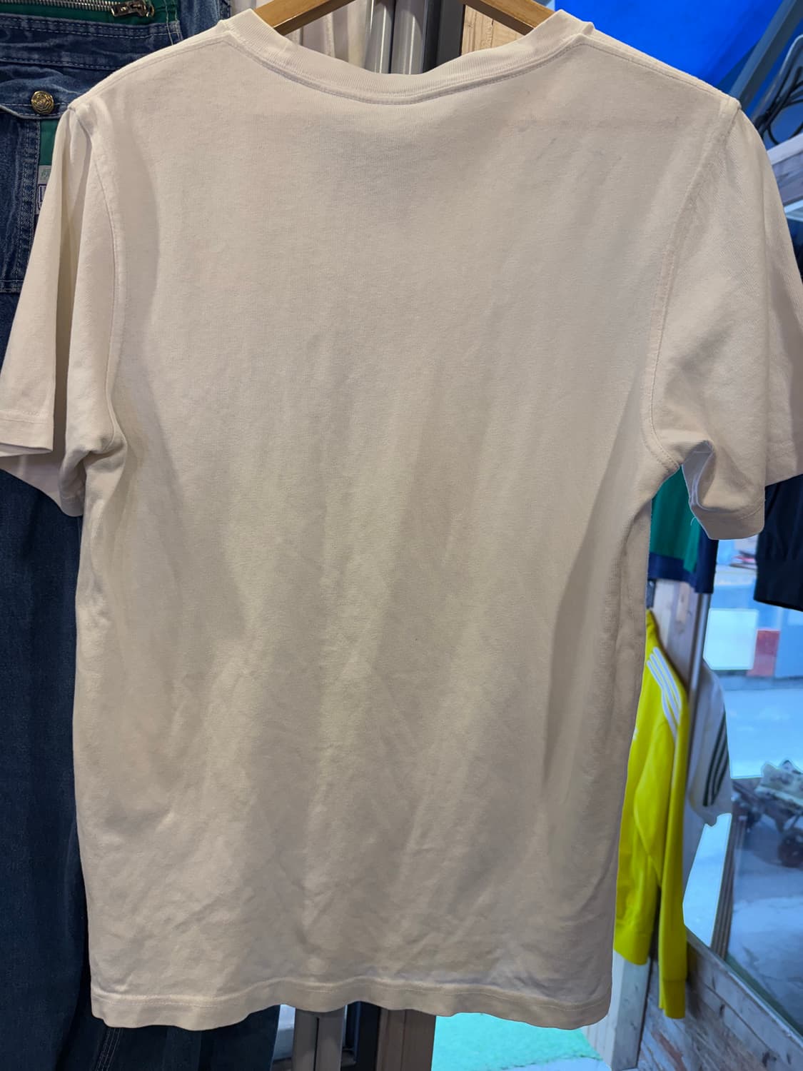 아디다스 트레포일 빅로고 화이트 반팔 티셔츠 상품이미지5