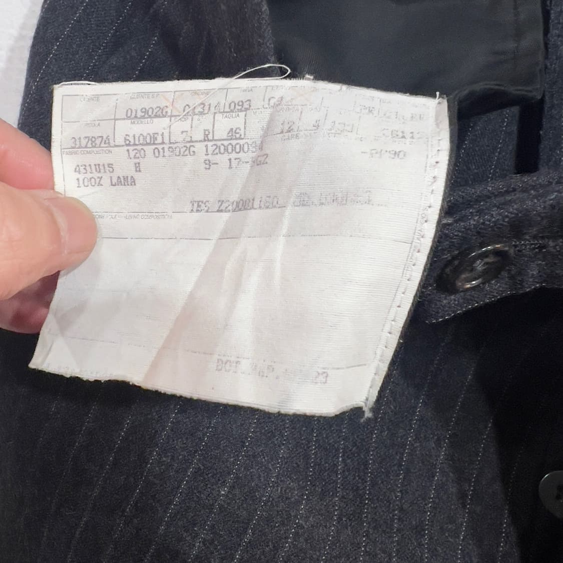 구찌 아카이브 스트라이프 슬랙스 상품이미지6