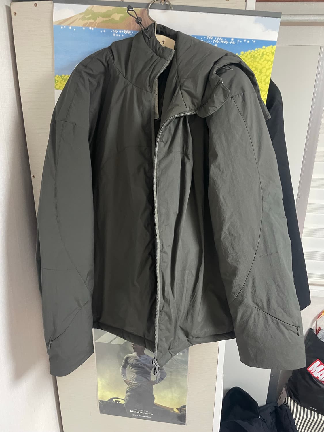 아르반 쉘 패디드 자켓_브라운 상품이미지3