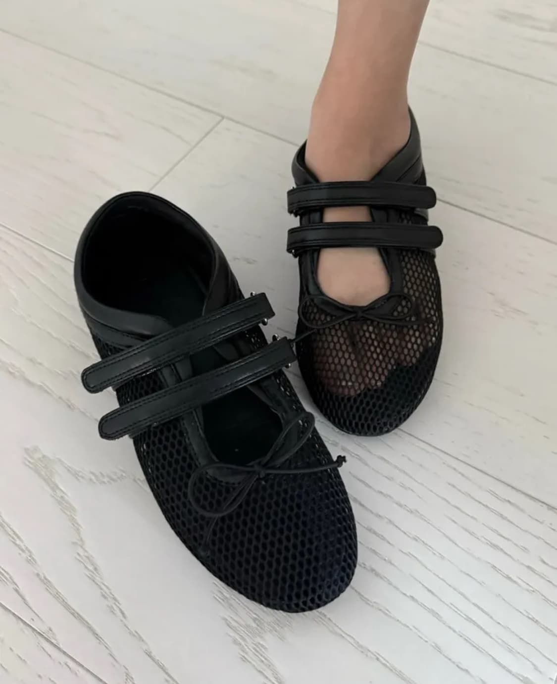 DEINET RIBBON MOZZI SHOES IN MESH B 상품이미지1