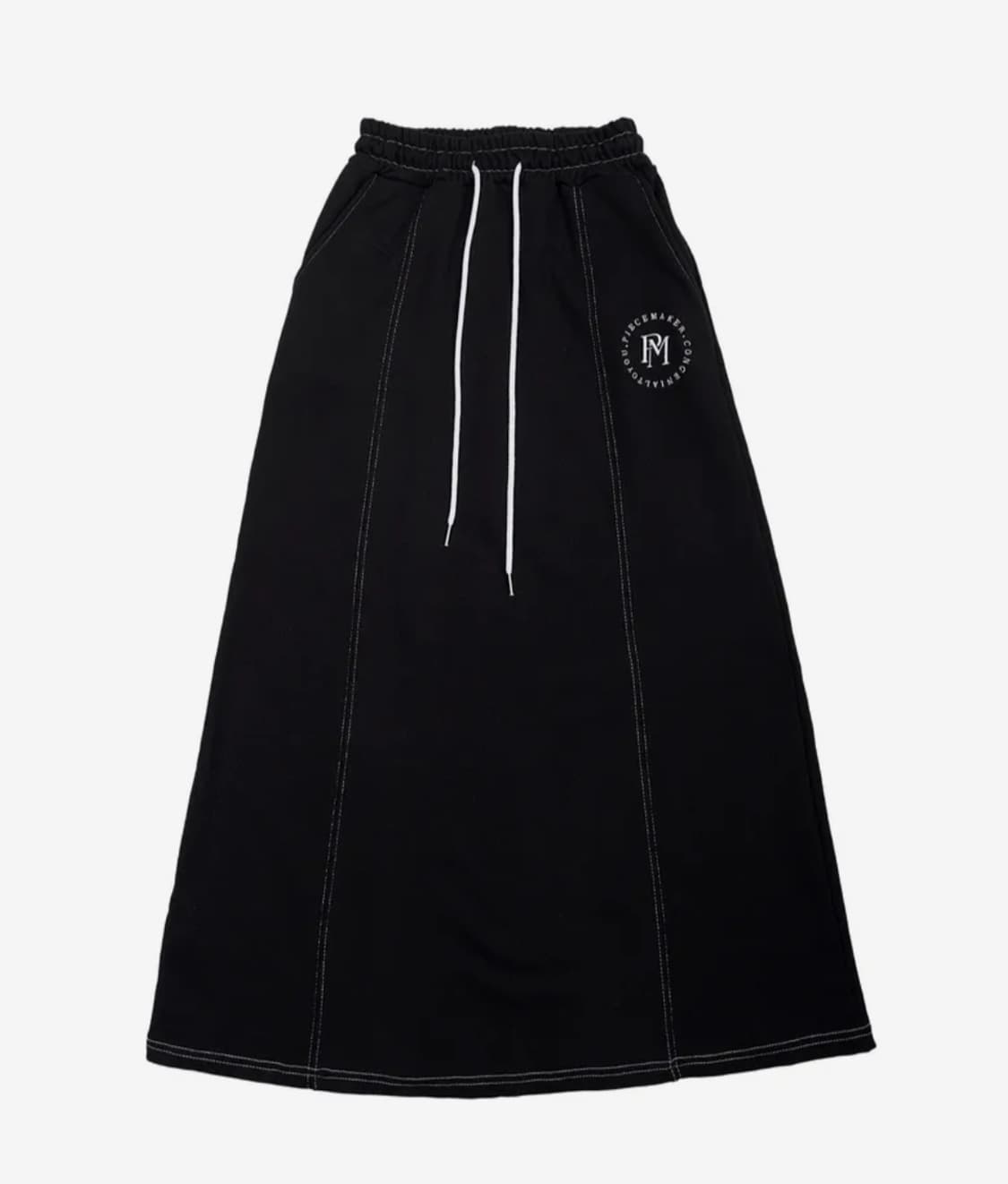 피스메이커 스티치 스웨트 맥시 스커트 상품이미지2