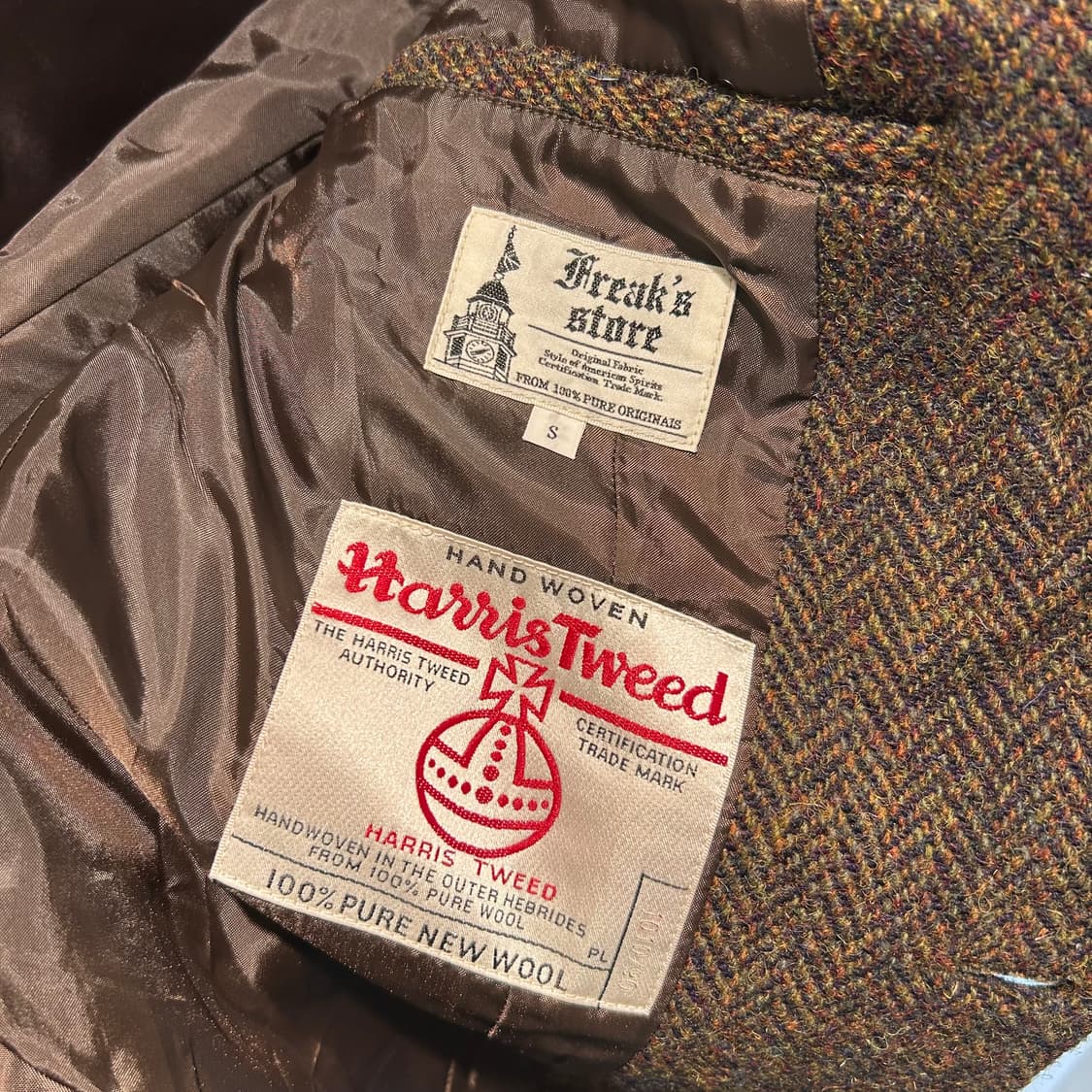 Harris Tweed Wool Jacket 상품이미지8