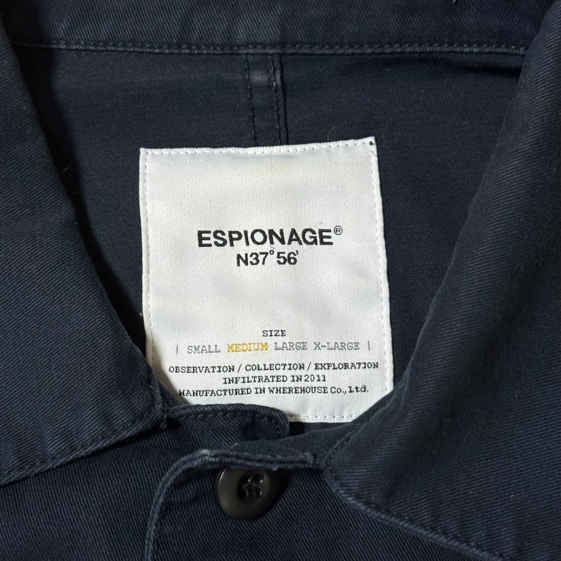 에스피오나지 밀리터리 자켓 M 상품이미지5