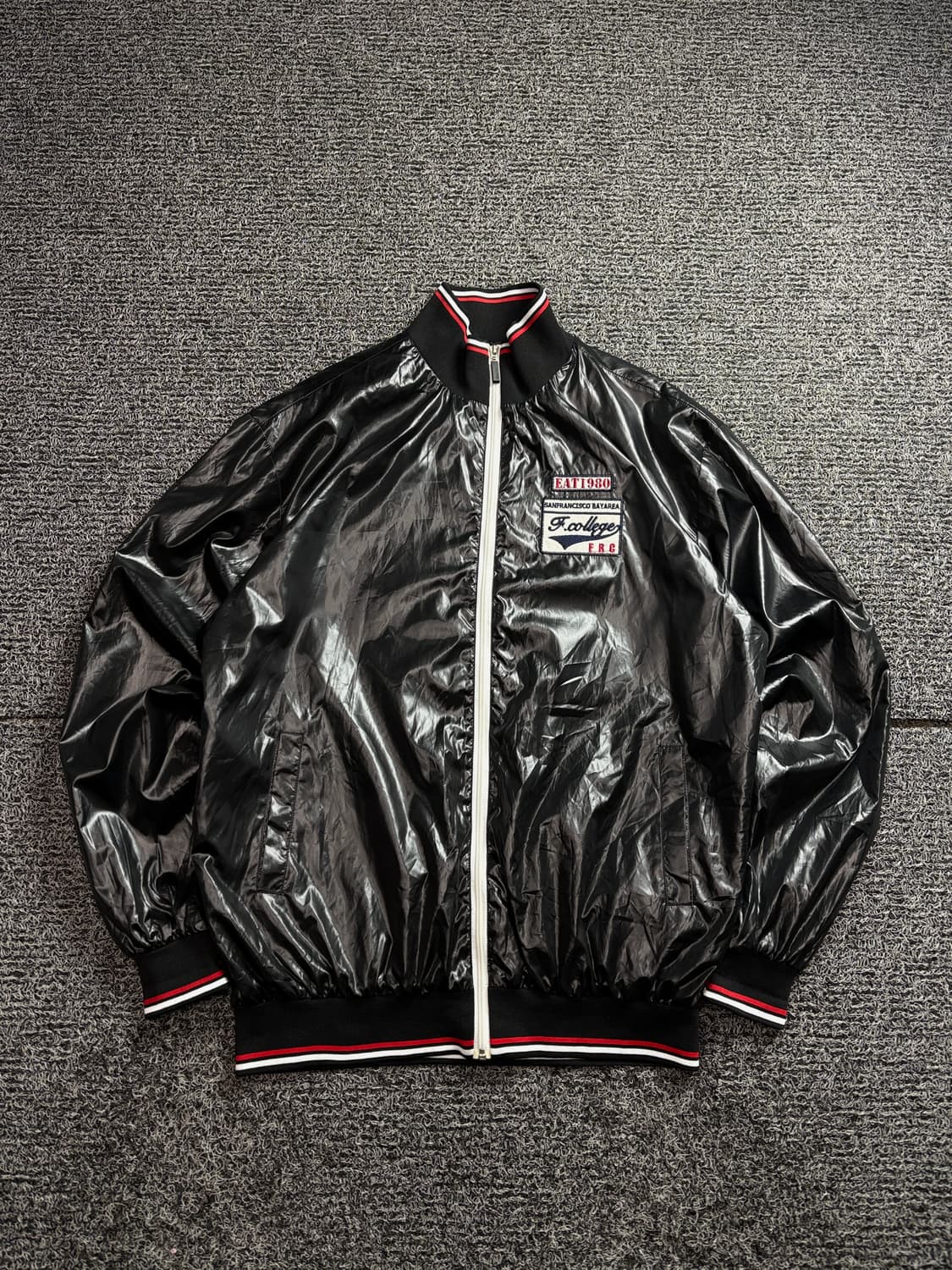 FRANKLYN 빅로고 글로시 바시티 바람막이 자켓 2581 상품이미지2