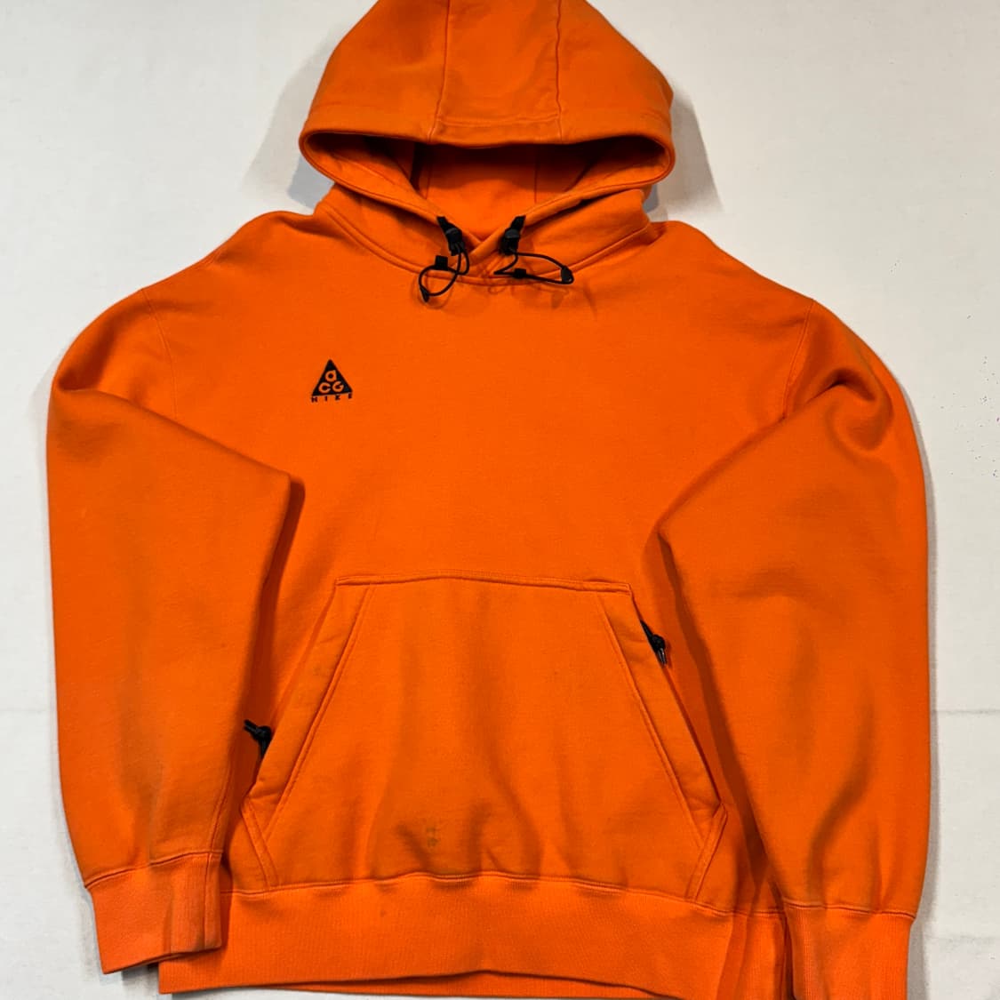 M) 나이키 ACG 오렌지색 후드티 상품이미지2