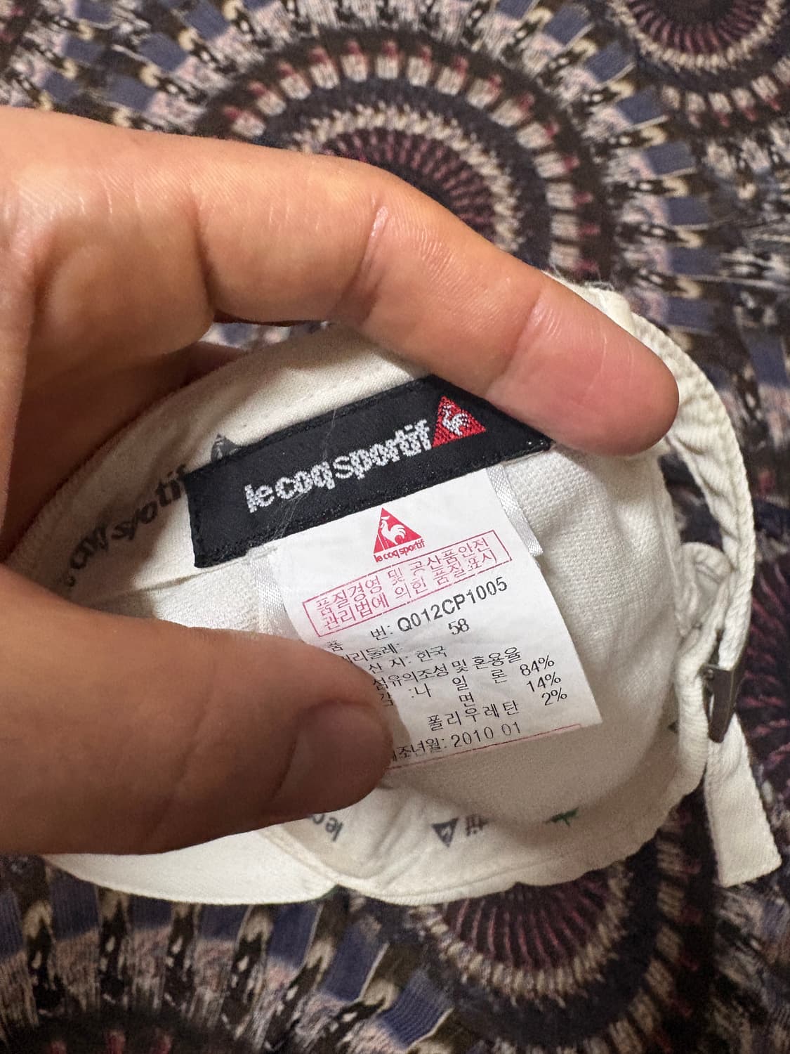 Le coq sportif vintage logo cap 상품이미지3