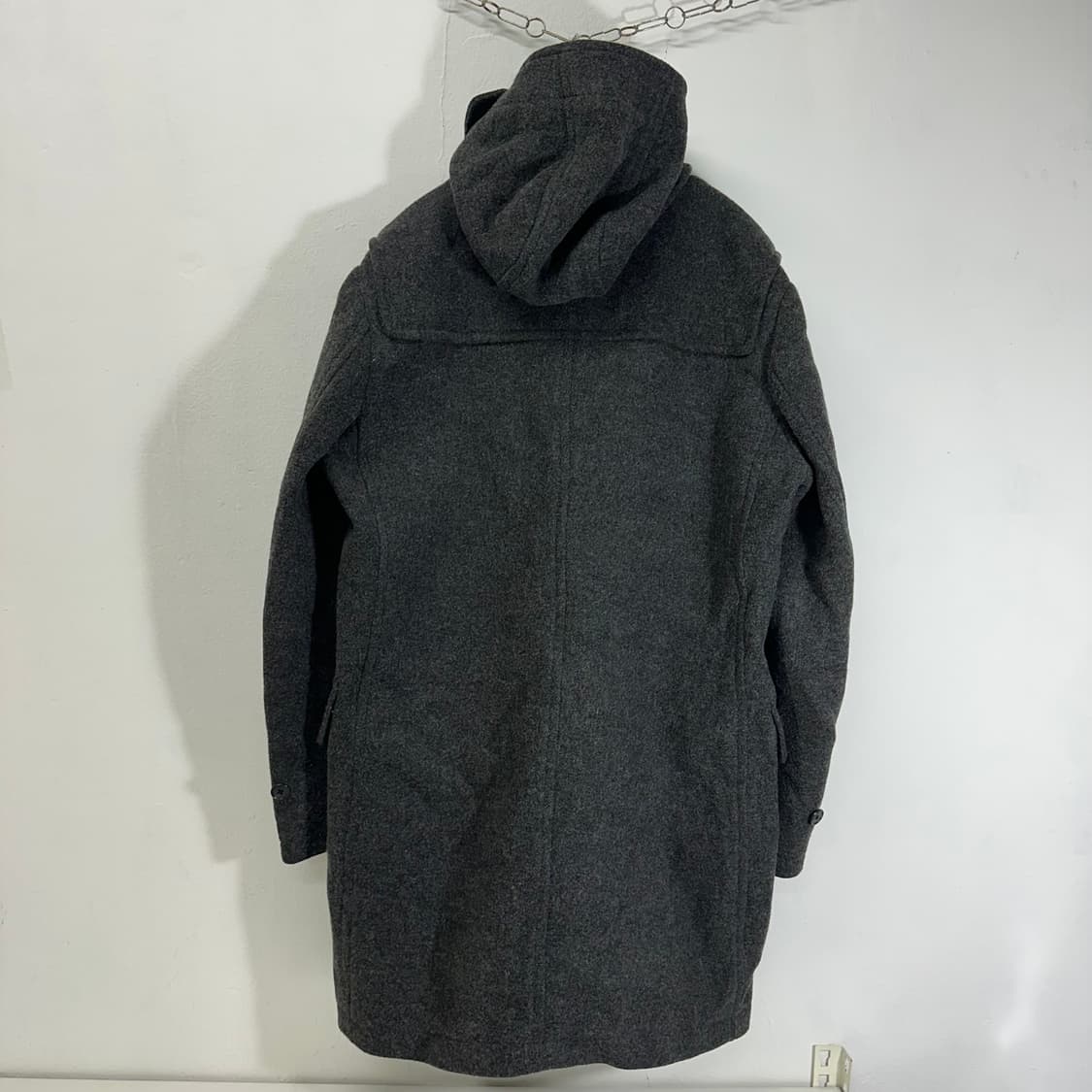 XL 유니클로 차콜 떡볶이 더플코트 상품이미지5