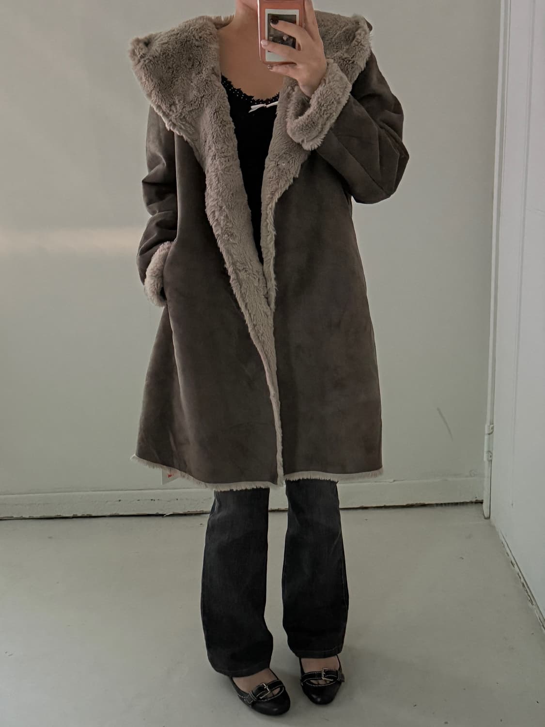 일본빈티지 무스탕 코트자켓 상품이미지1