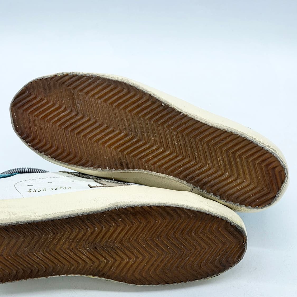 골든구스 우먼스 슈퍼스타 화이트/그린 (37) 상품이미지3