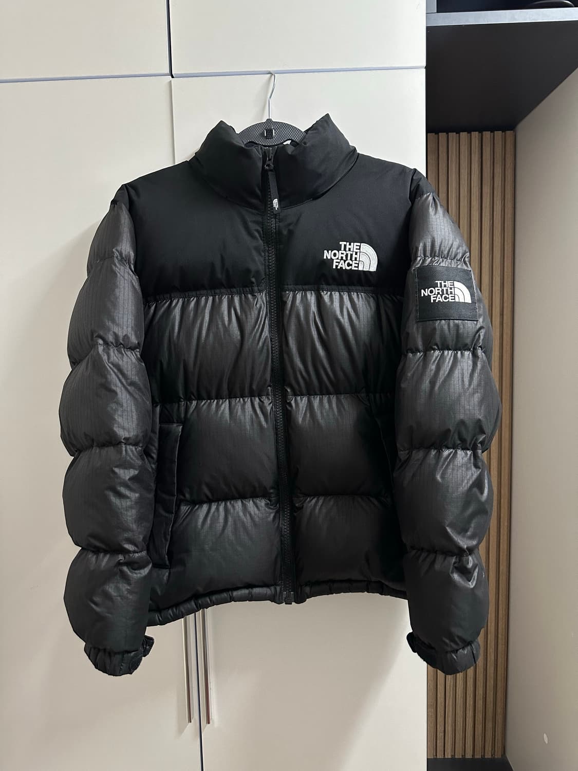 노스페이스 눕시 패딩 블랙 S(90~95 상품이미지1