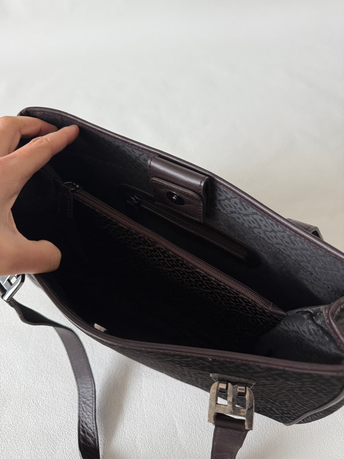 Pre owned 모노그램&레더 숄더백 상품이미지7