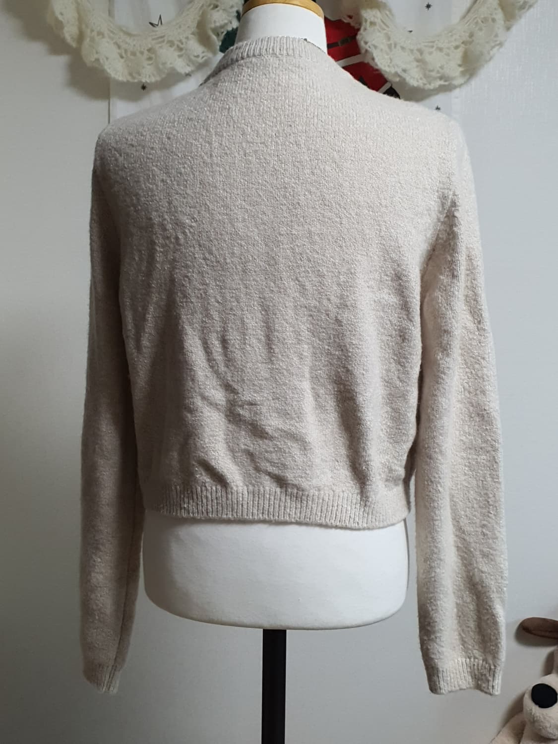 [모리걸] 아이보리 포켓 가디건 상품이미지4