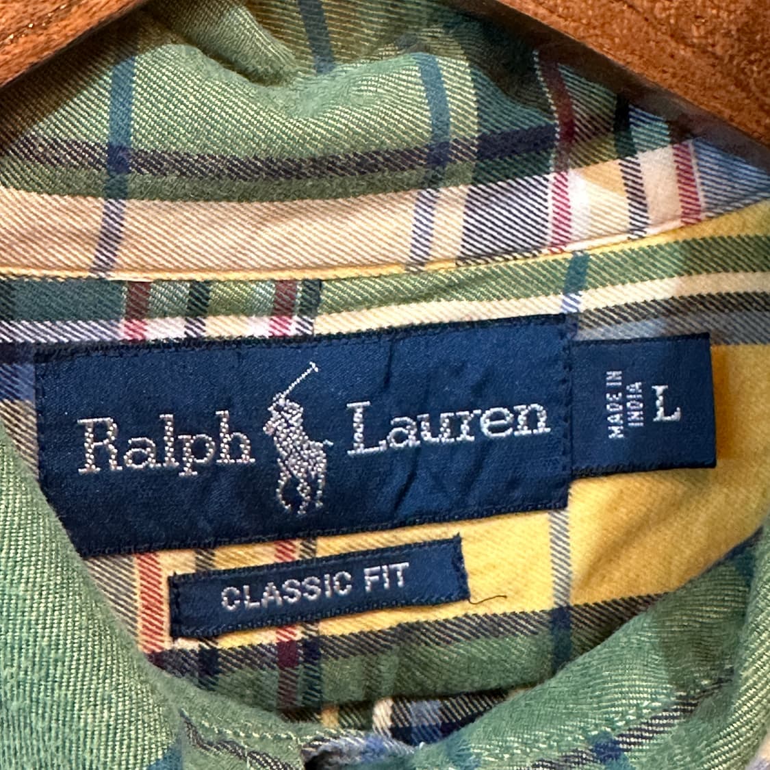 폴로 랄프로렌 클래식 핏 체크 셔츠 상품이미지3