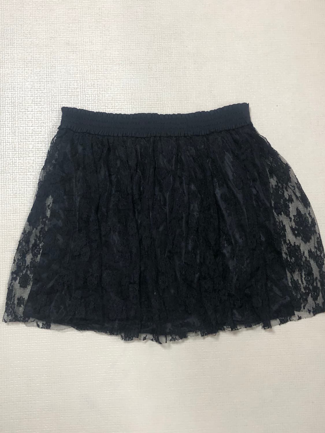 빈티지 블랙 레이스 미니 스커트 상품이미지8