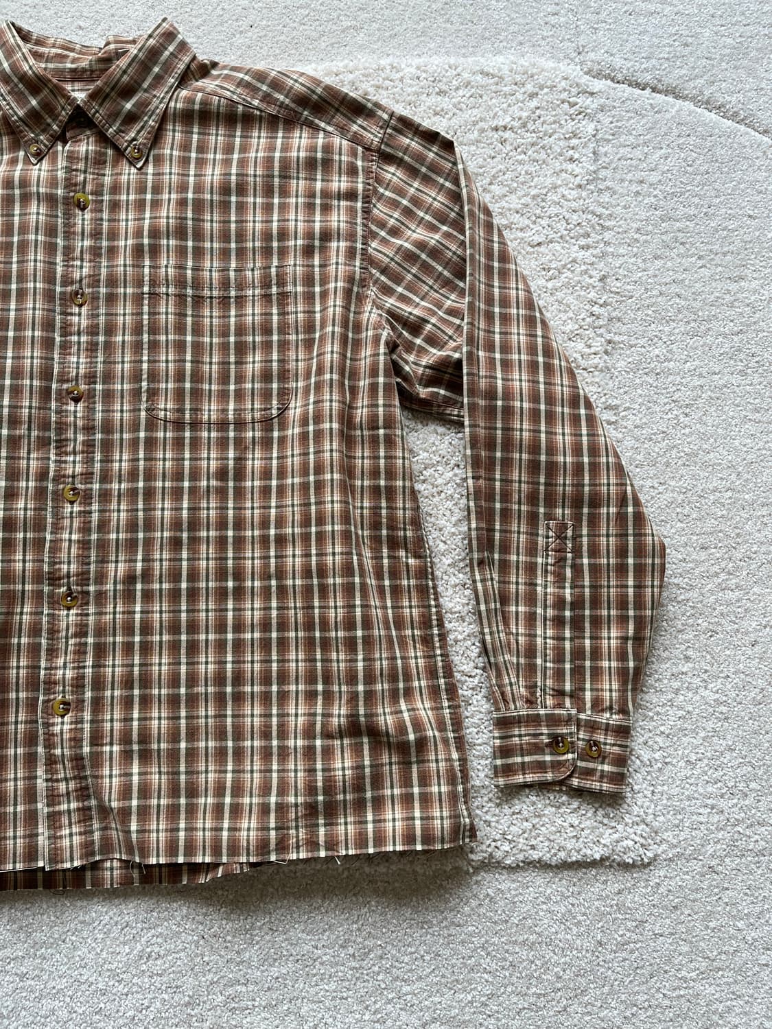 엘엘빈 컷오프 체크 셔츠 (105) 상품이미지3