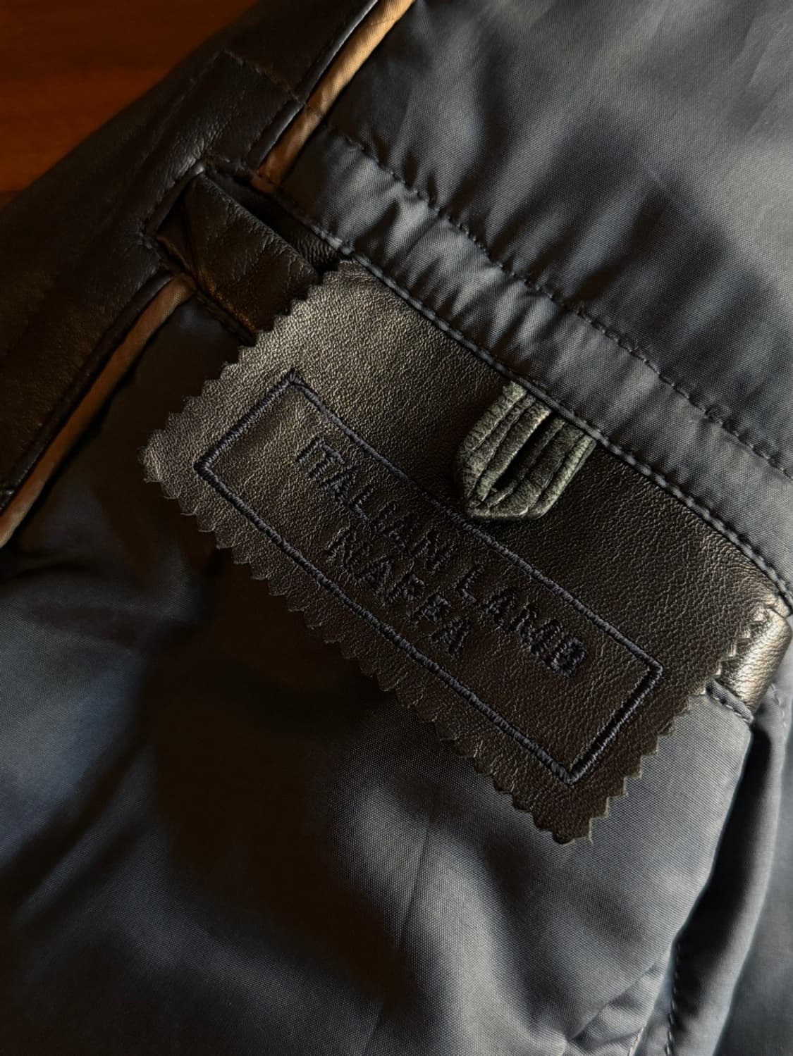 휴고보스 램스킨 싱글라이더 레더 자켓 100 상품이미지5