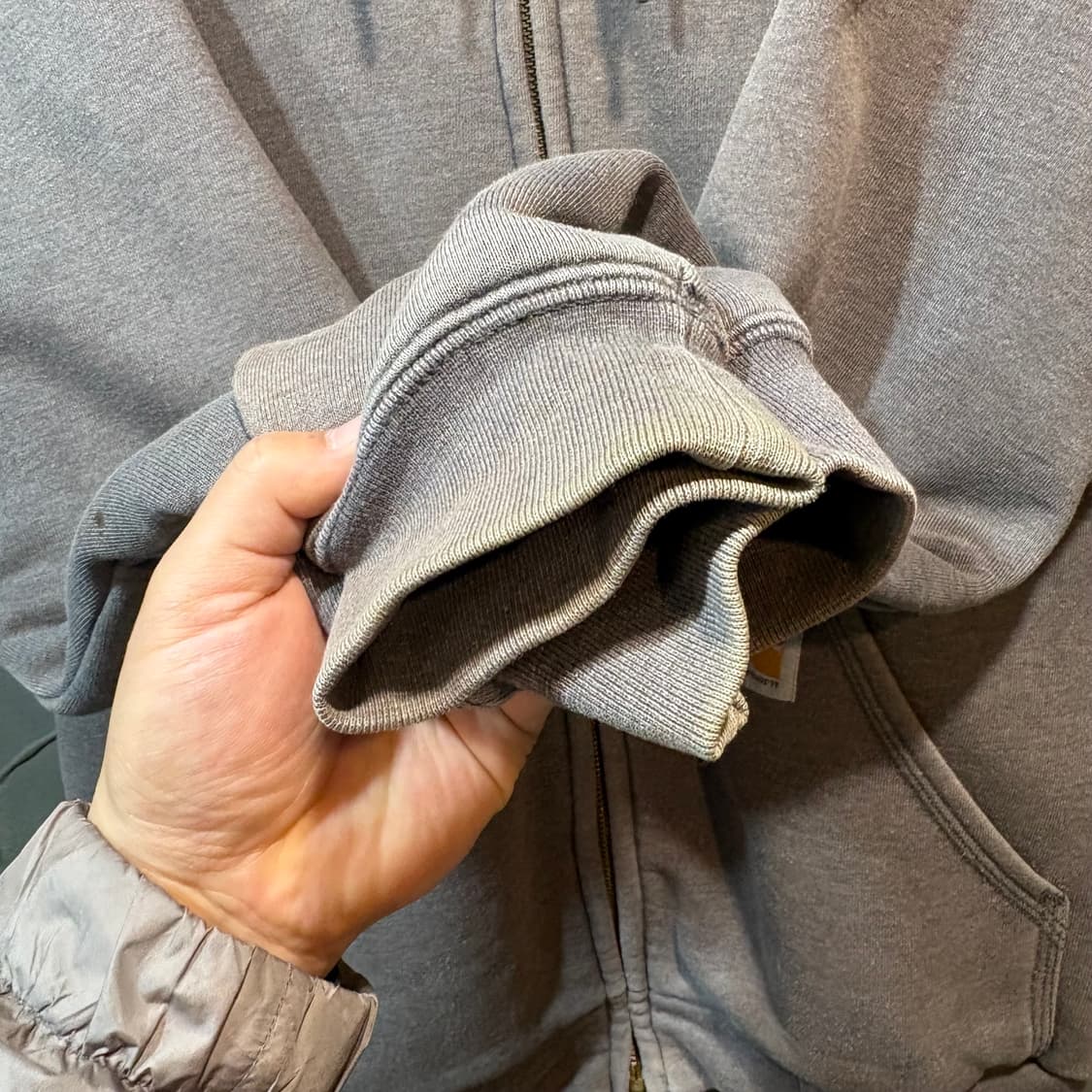 [S] CARHARTT 칼하트 써멀 빈티지 후드 집업  상품이미지4