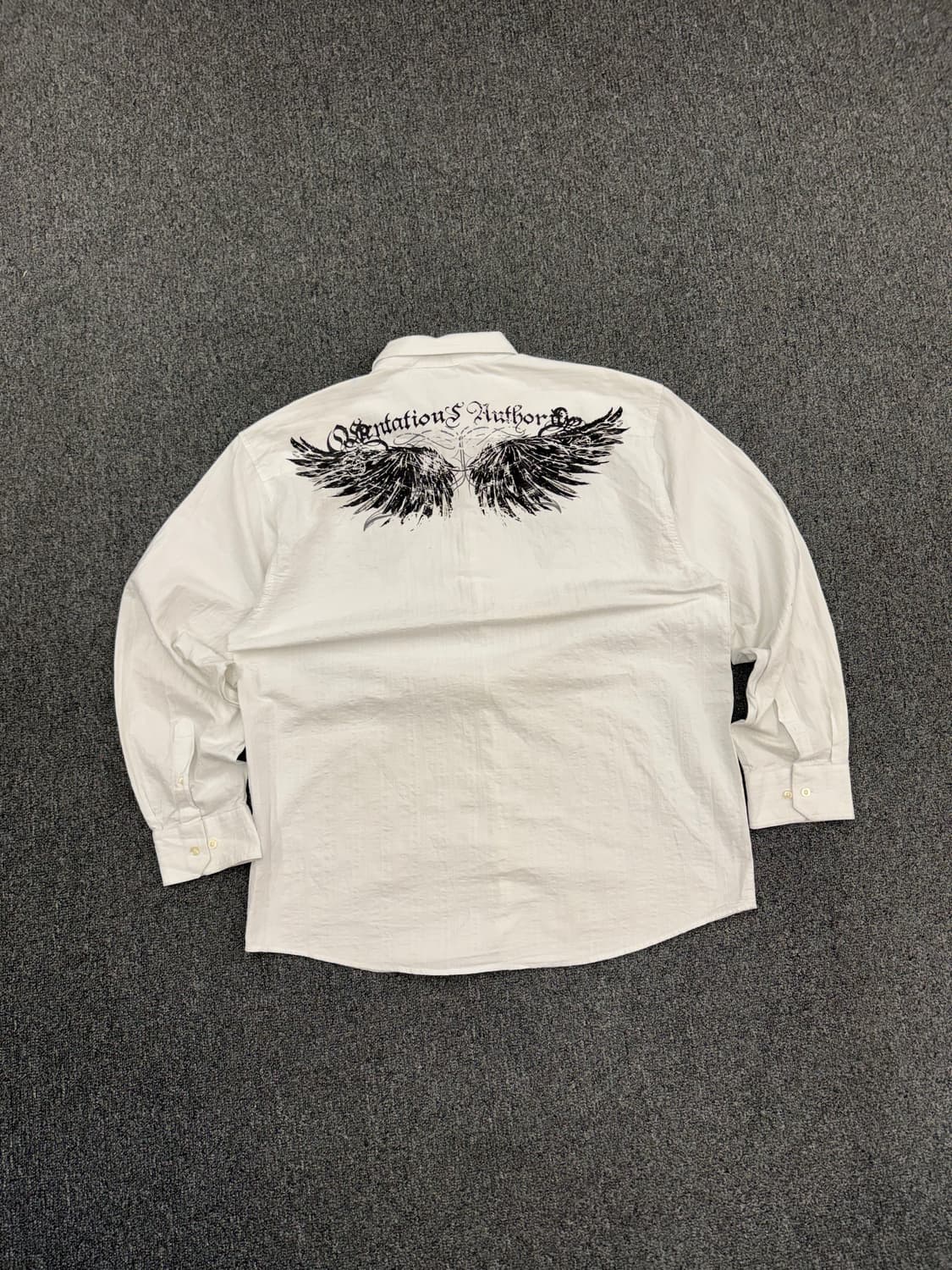 2XL)Eighty Eight 빈티지 십자가 프린팅 긴팔셔츠 상품이미지6