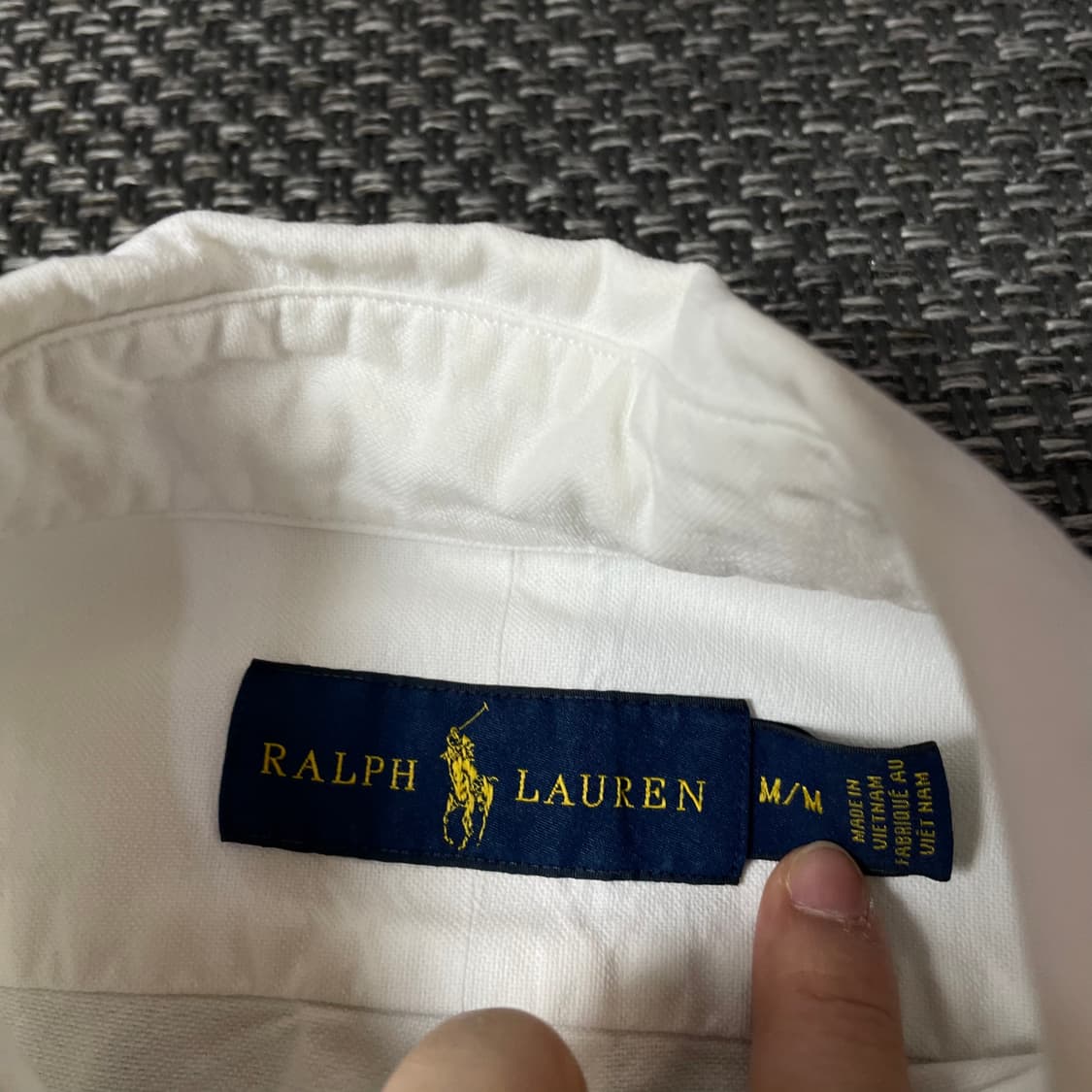 폴로랄프로렌 화이트 옥스포드 긴팔 셔츠 M 상품이미지4